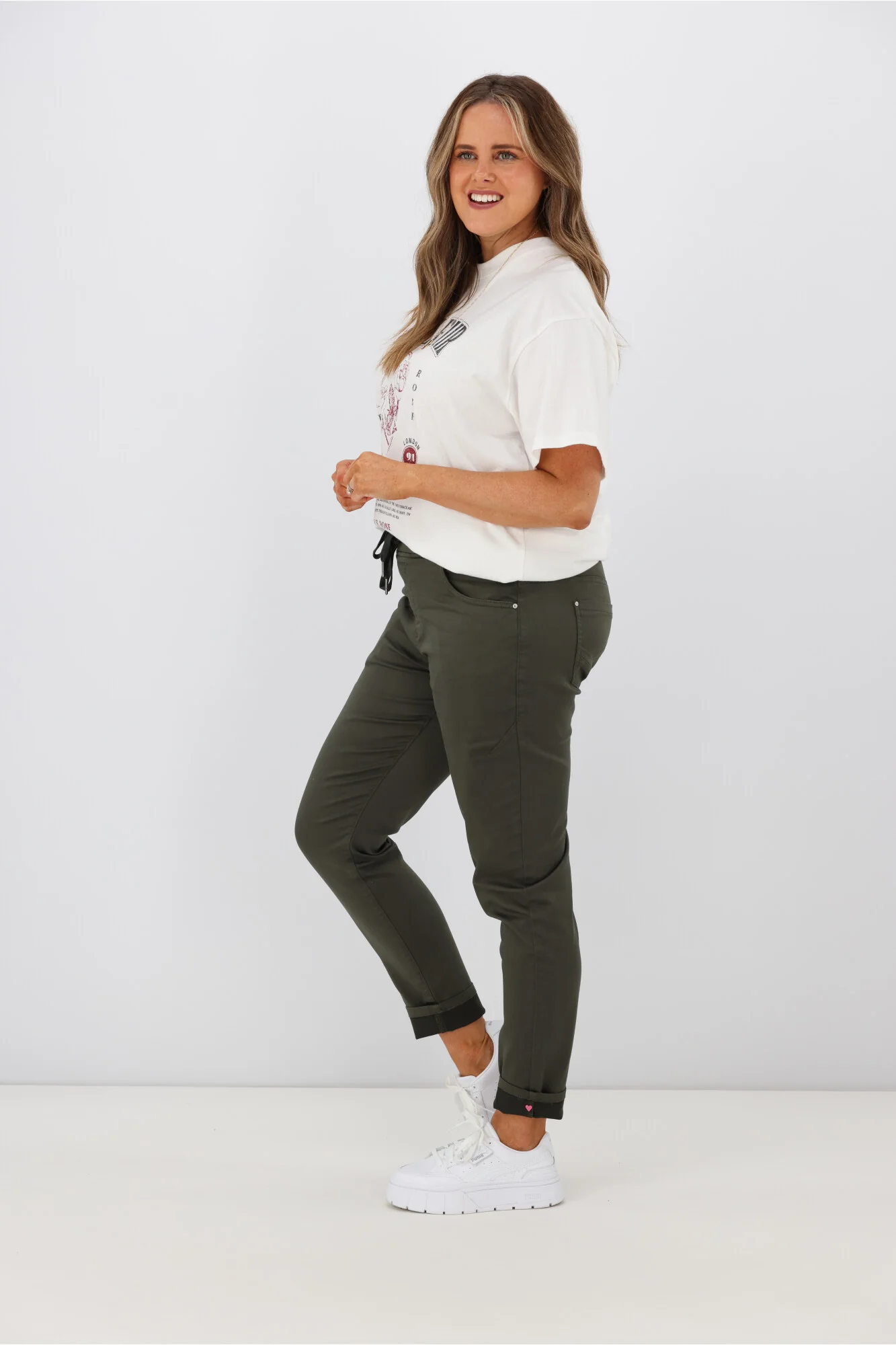 Elm Margo Jogger Khaki - Image 6