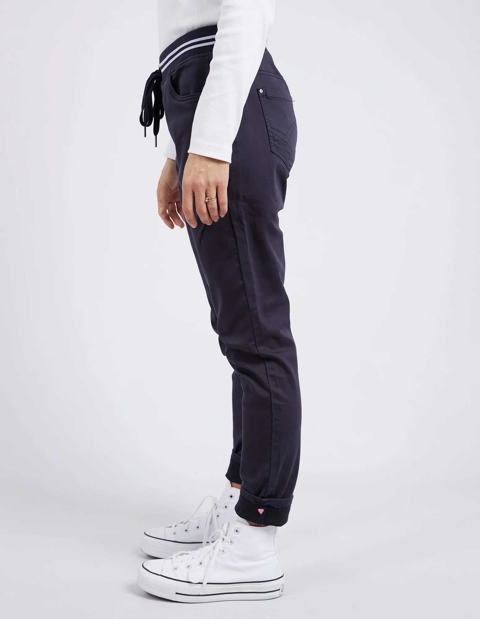 Elm Margo Cargo Jogger Navy - Image 4