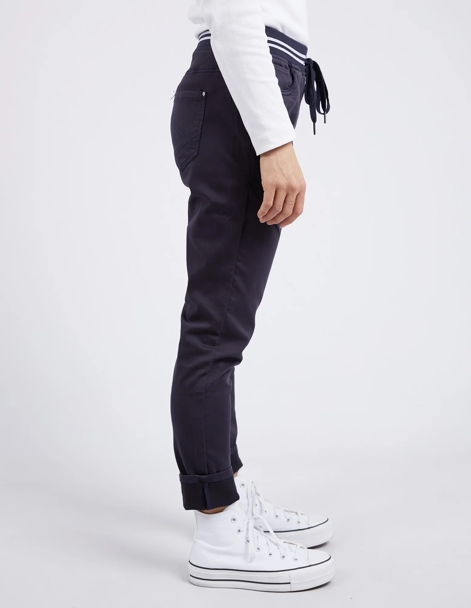 Elm Margo Cargo Jogger Navy - Image 5