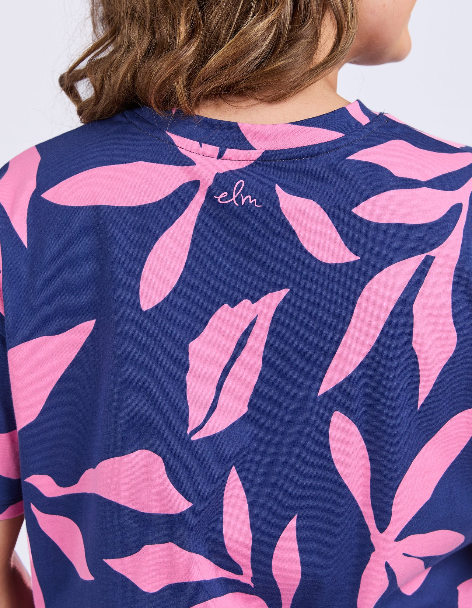 Elm Mimosa Tee Blue Depths Yardage Print - Image 7