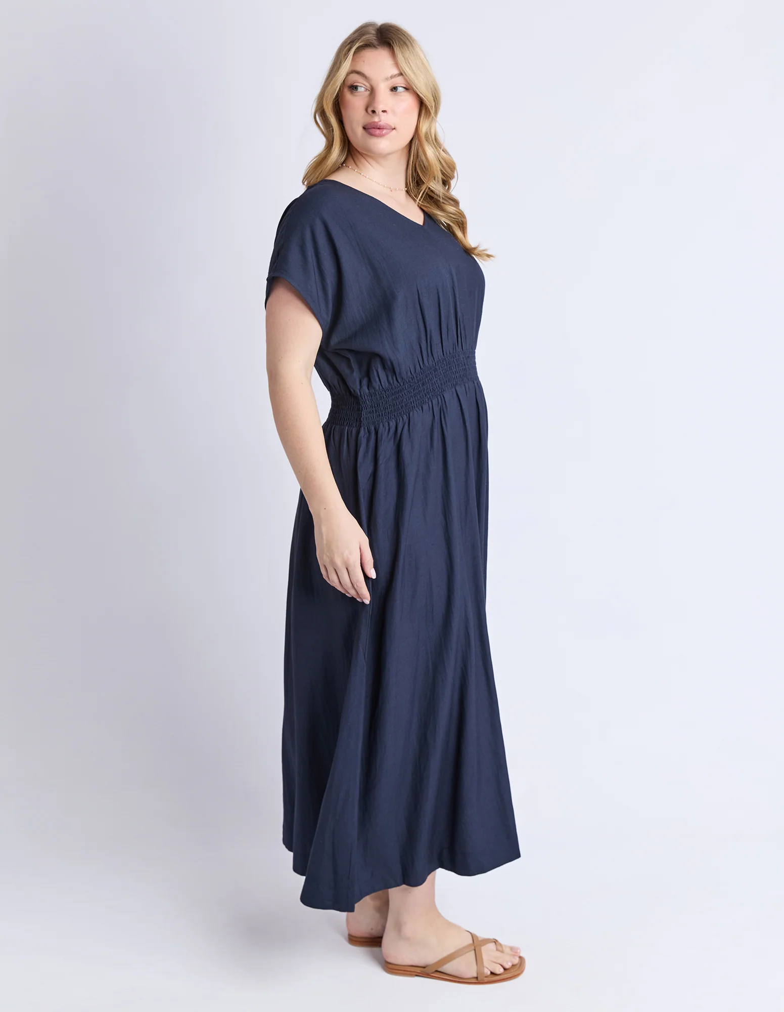 Elm Misty Dress Navy - Image 2