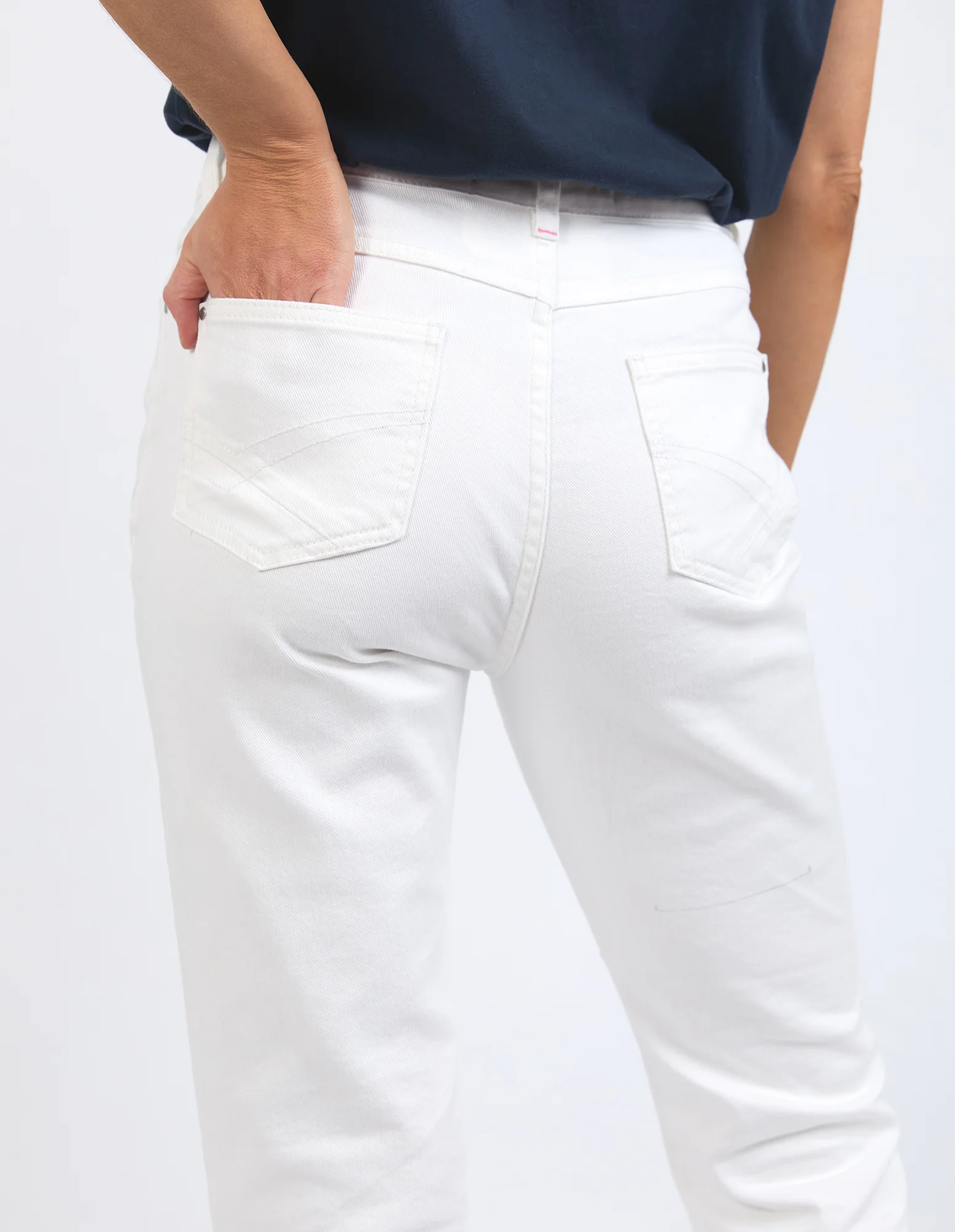 Elm Mollie Capri Jean White - Image 6