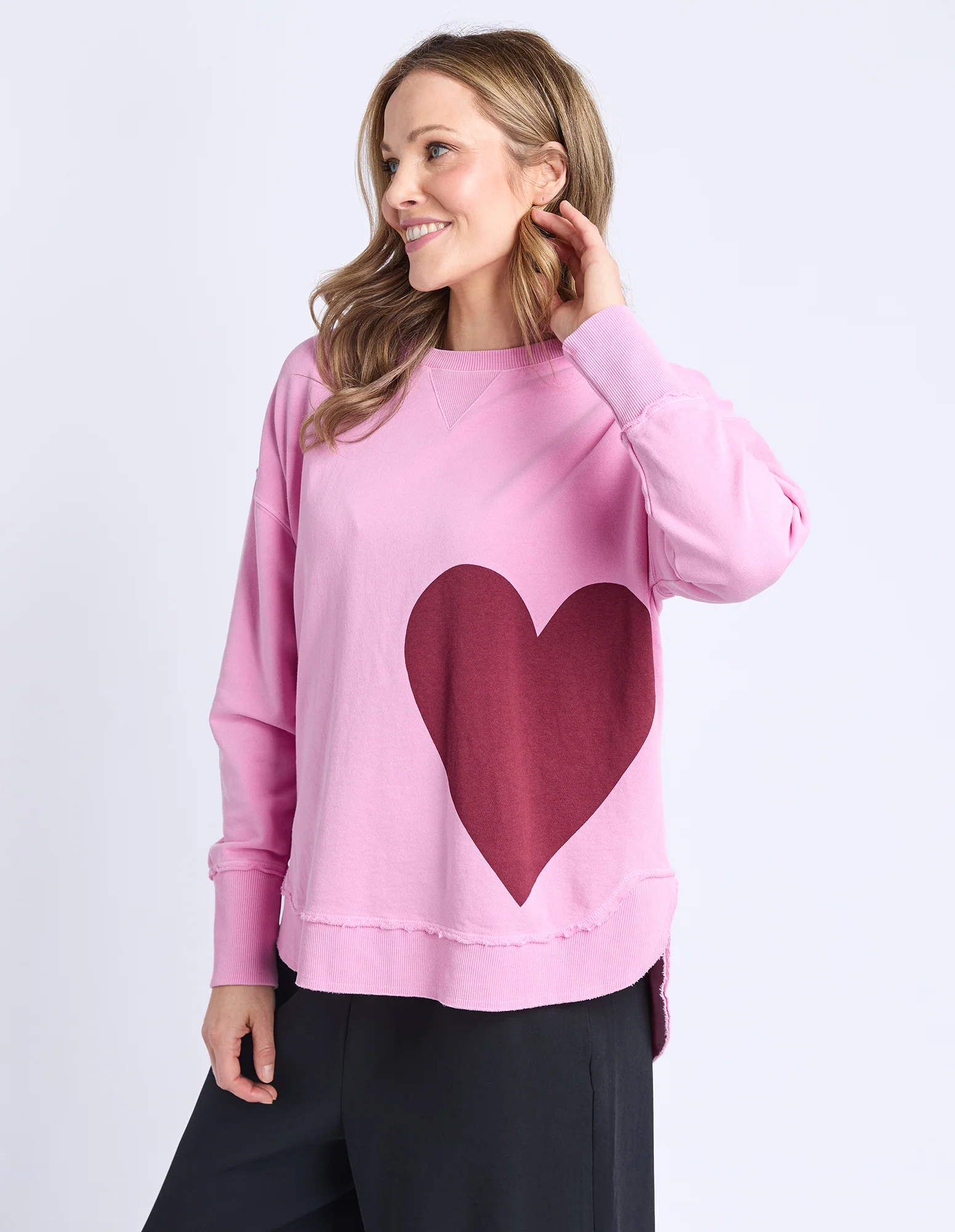 Elm One Heart Crew Pretty Pink - Image 4