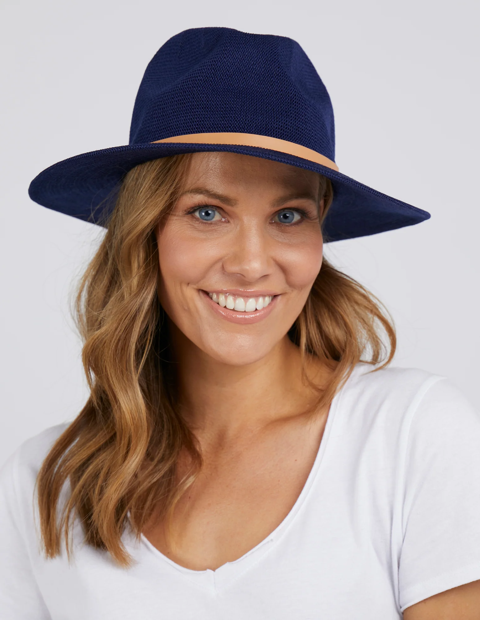 Elm Palm Hat Navy - Image 2