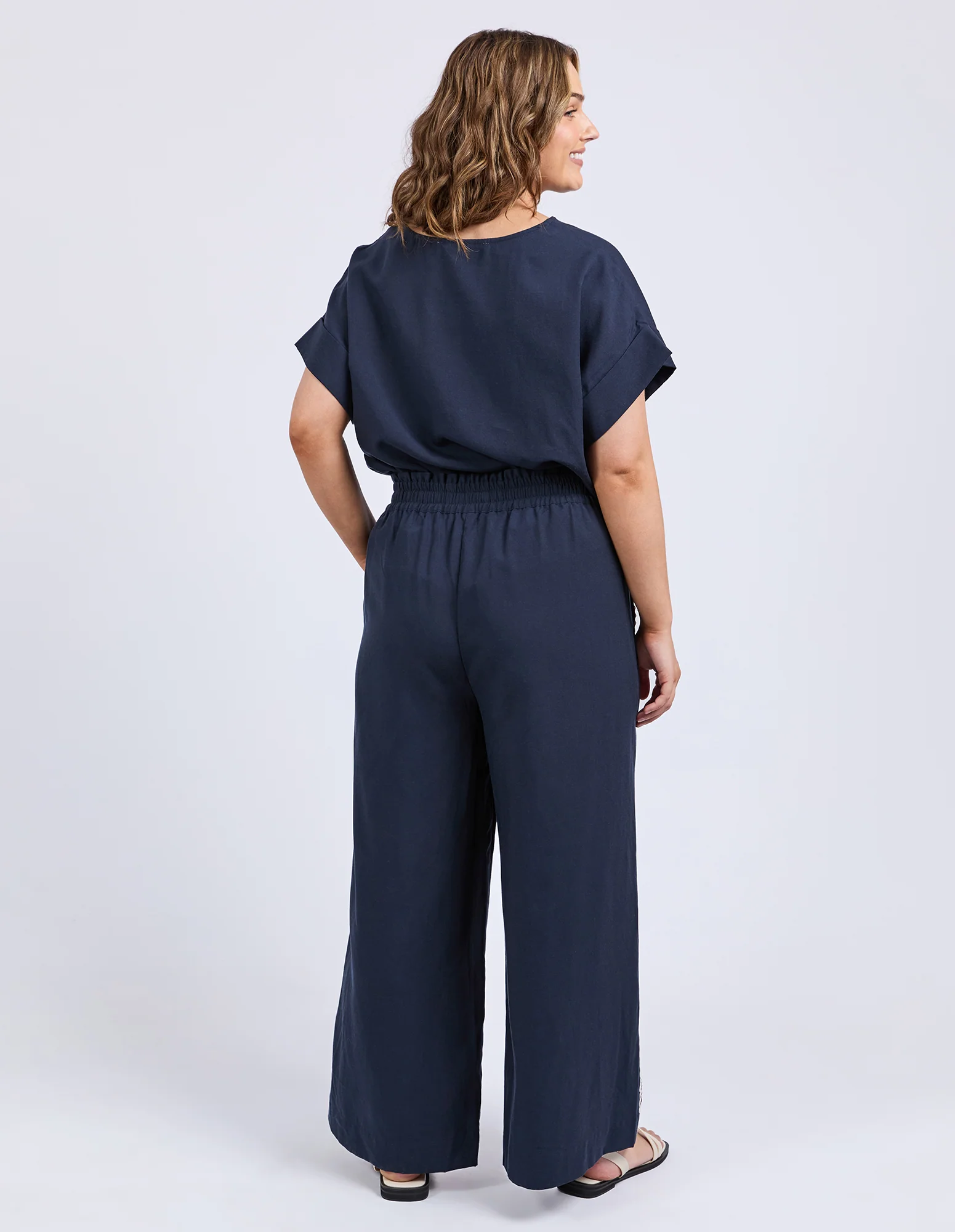 Elm Ric Rac Pant Navy - Image 7