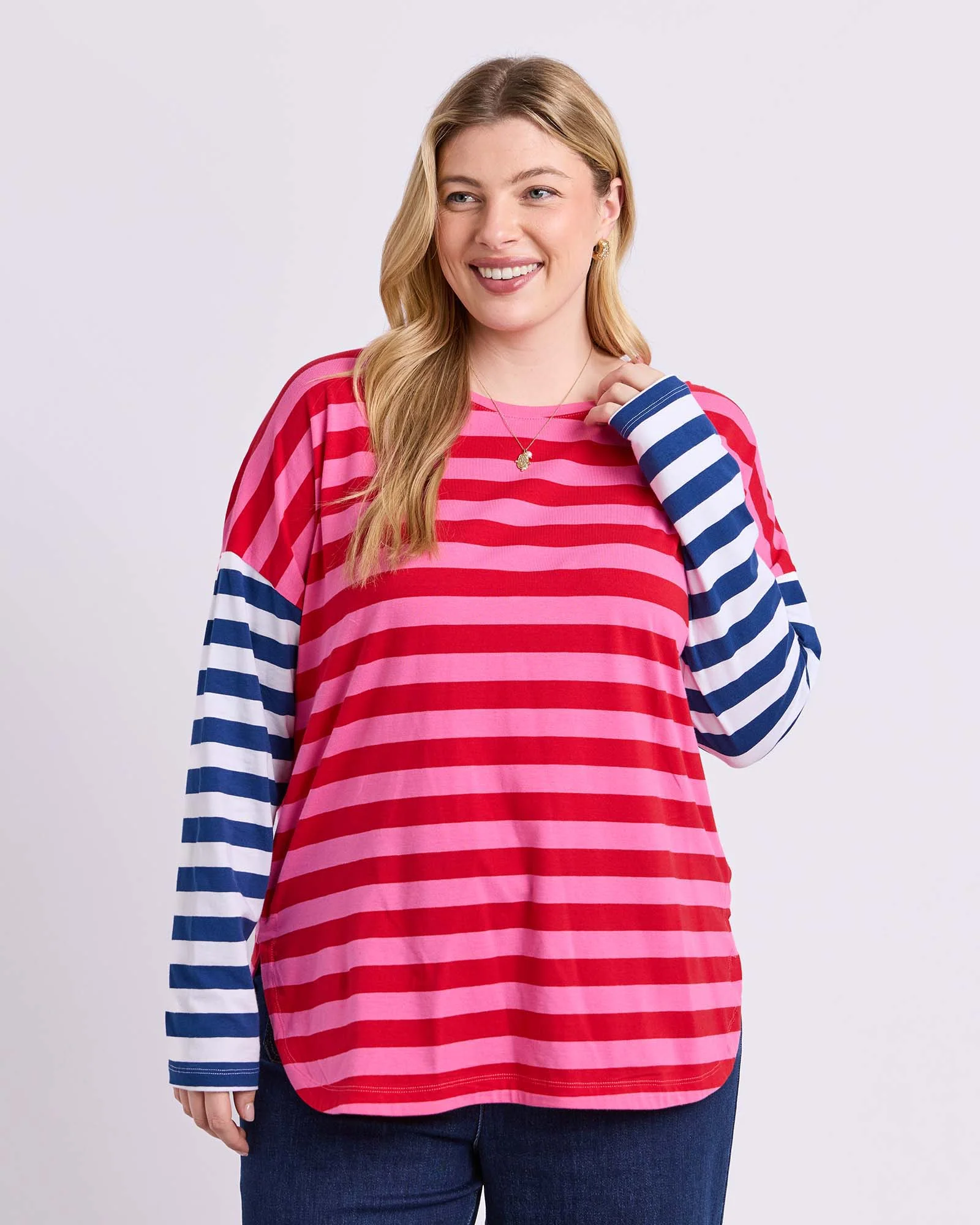 Elm Rogue Stripe L/S Tee