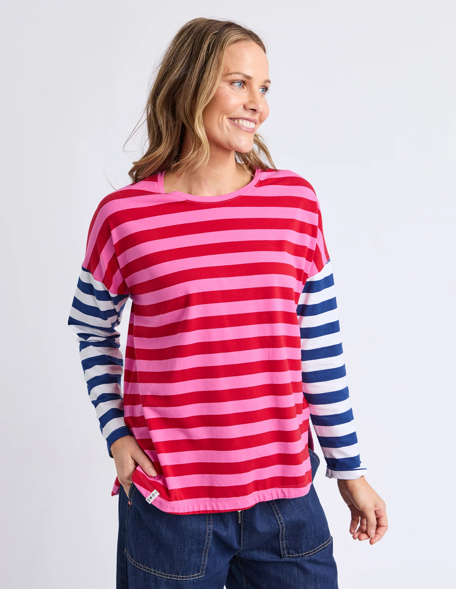 Elm Rogue Stripe L/S Tee - Image 2