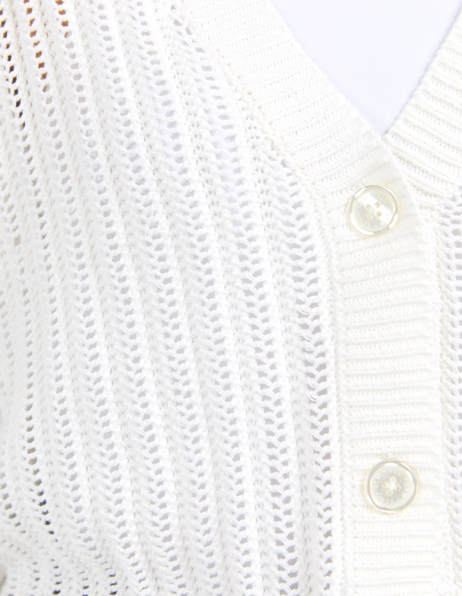 Elm Sasha Lightweight Cardi Marshmallow - Image 5