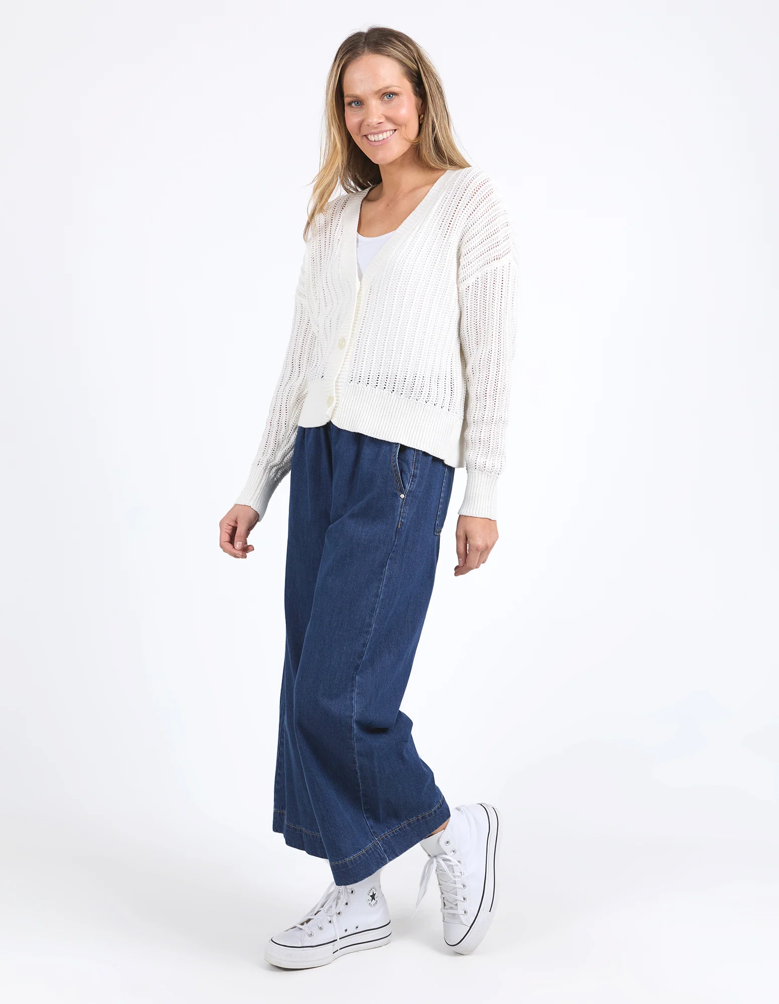 Elm Sasha Lightweight Cardi Marshmallow - Image 6