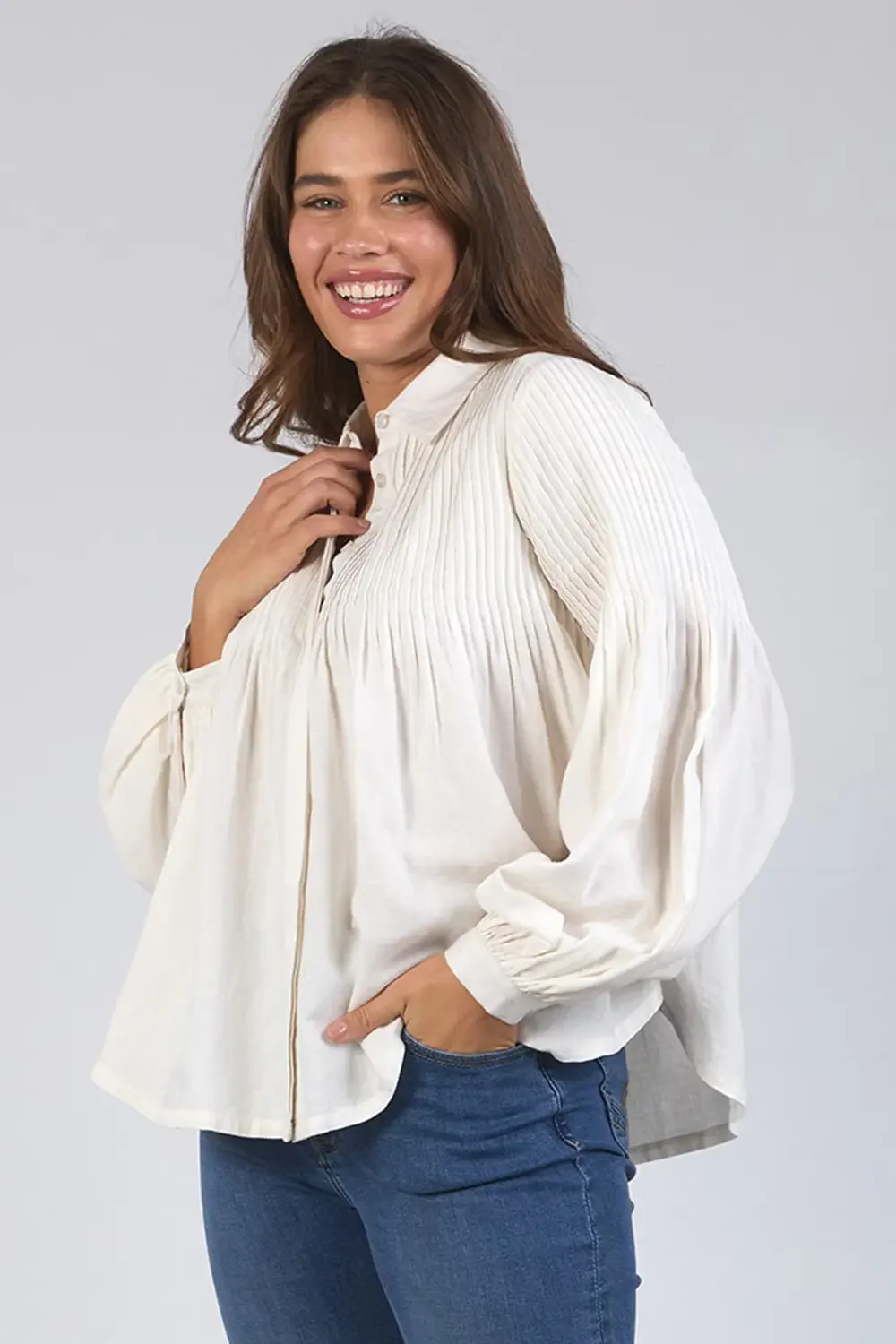Elm Sky Shirt Marshmallow - Image 2