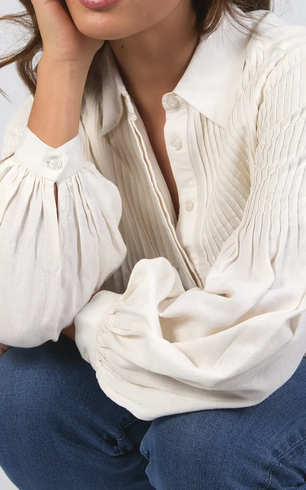 Elm Sky Shirt Marshmallow - Image 3