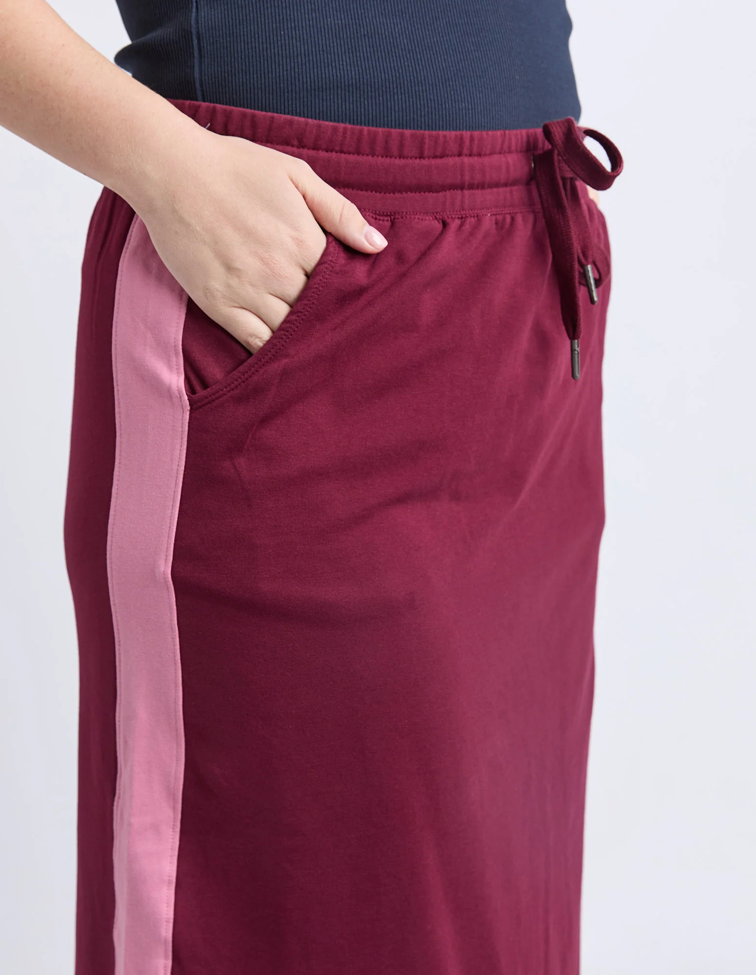 Elm Sloane Fleece Skirt Plum - Image 5