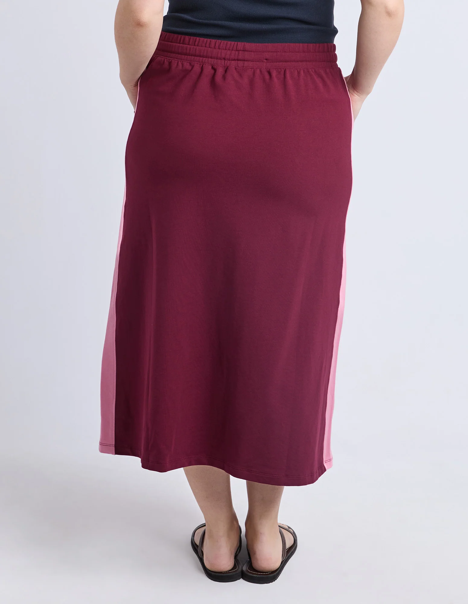 Elm Sloane Fleece Skirt Plum - Image 7