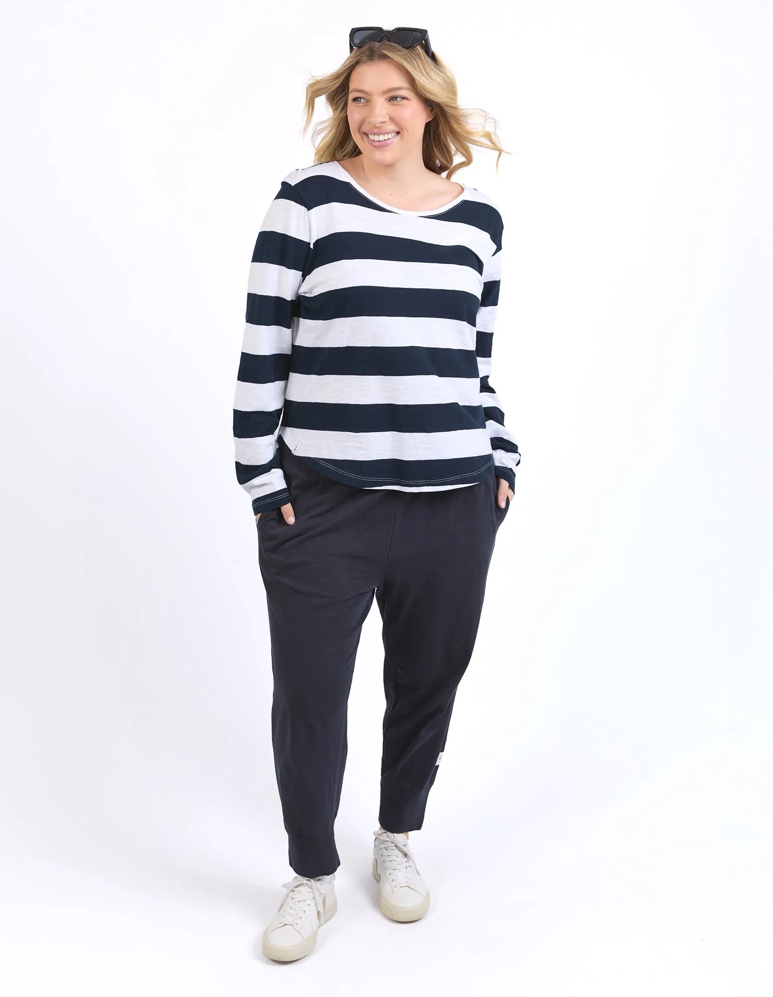 Elm Spritz L/S Tee Navy