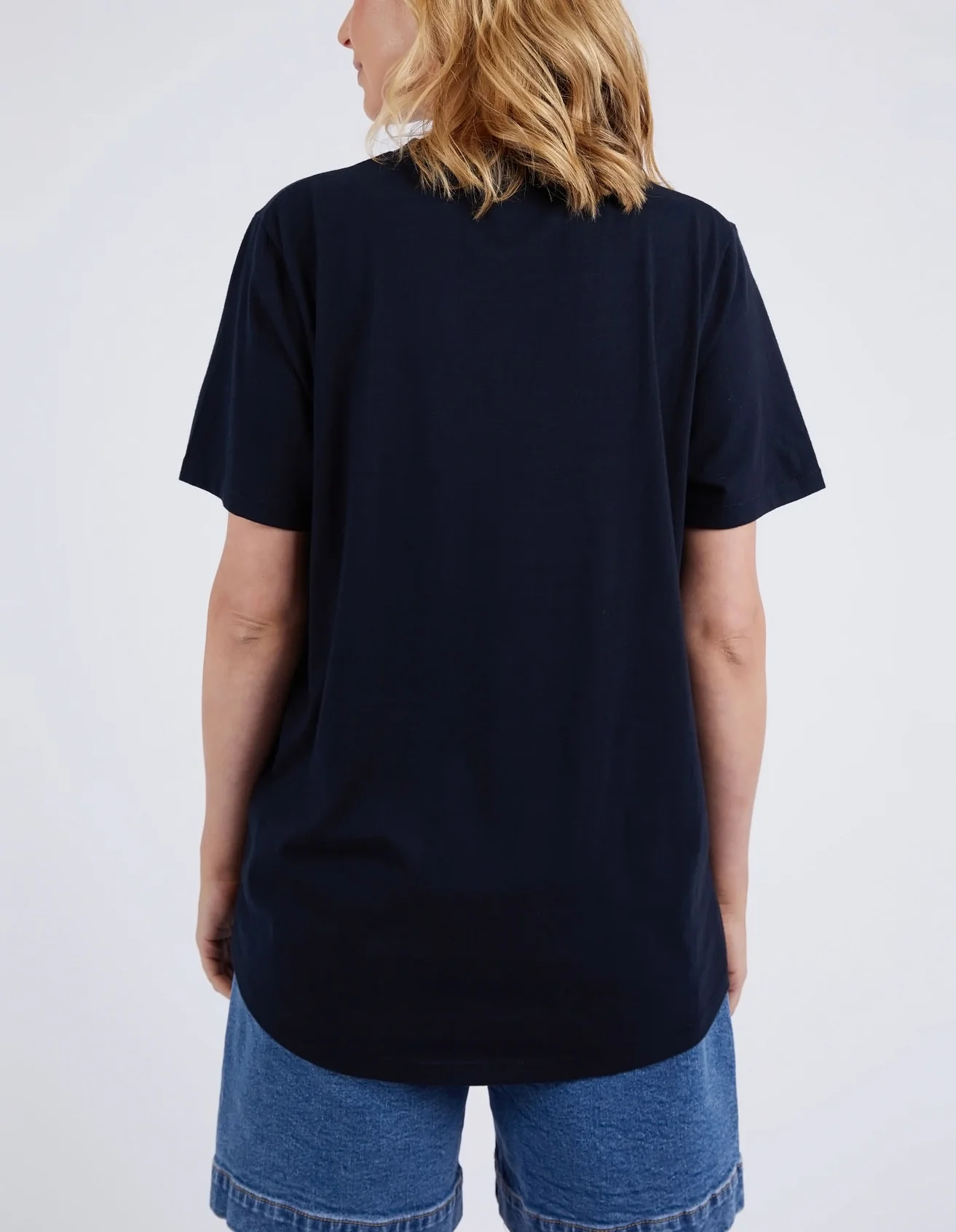 Elm Terra Tee Navy and White Stripe - Image 7
