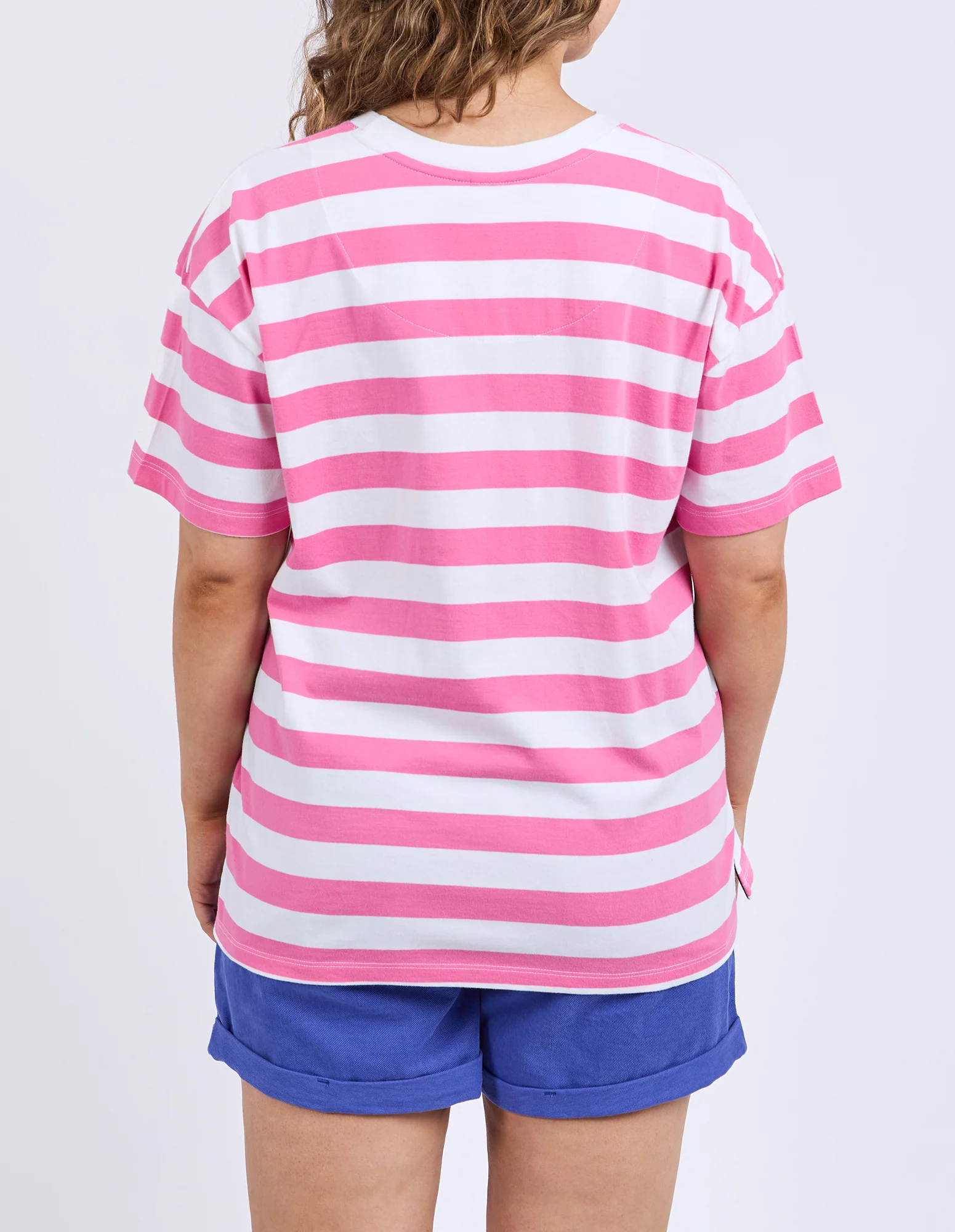 Elm Viaggio Tee Pink Stripe - Image 8