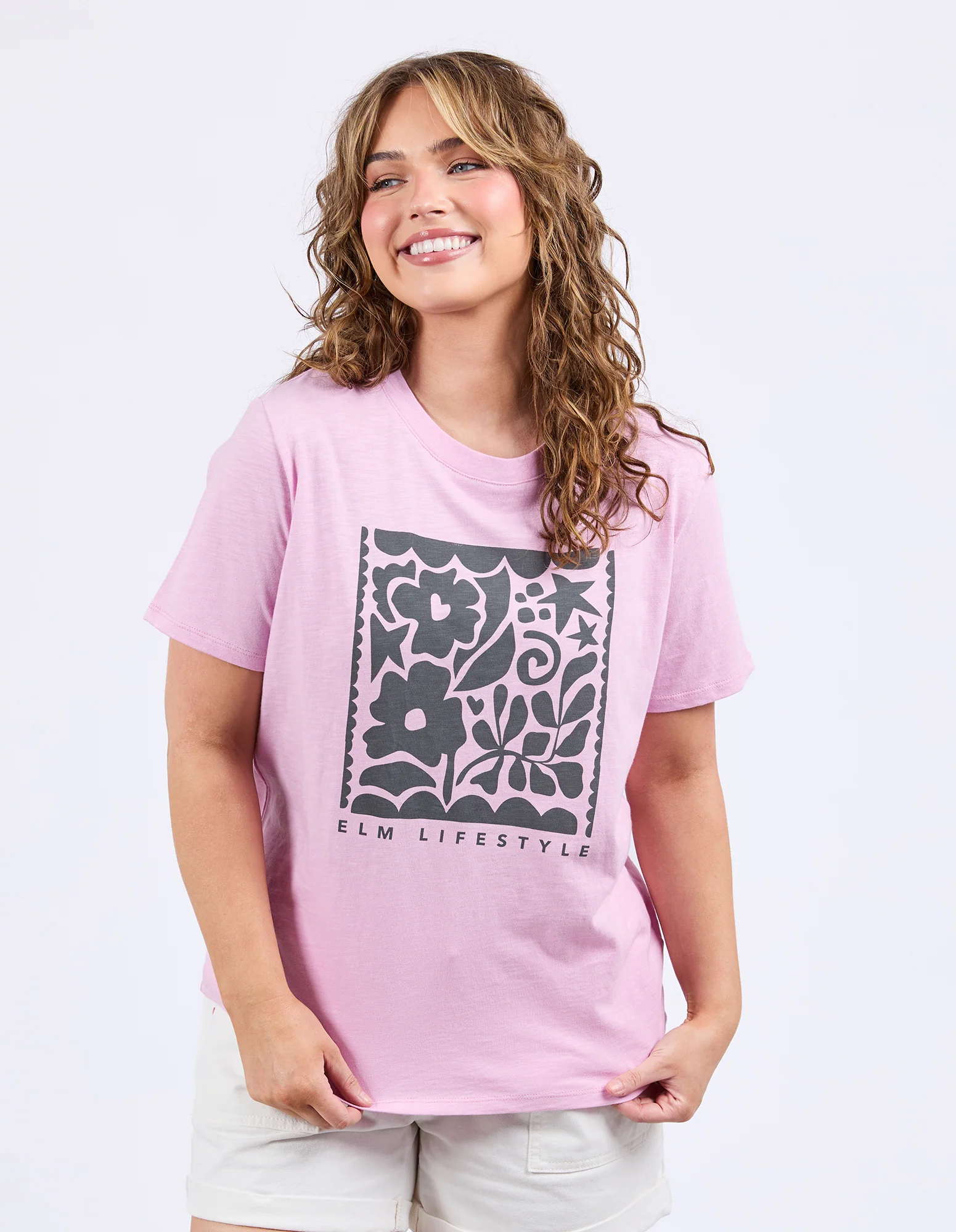 Elm Winona Tee Dusk Pink - Image 2