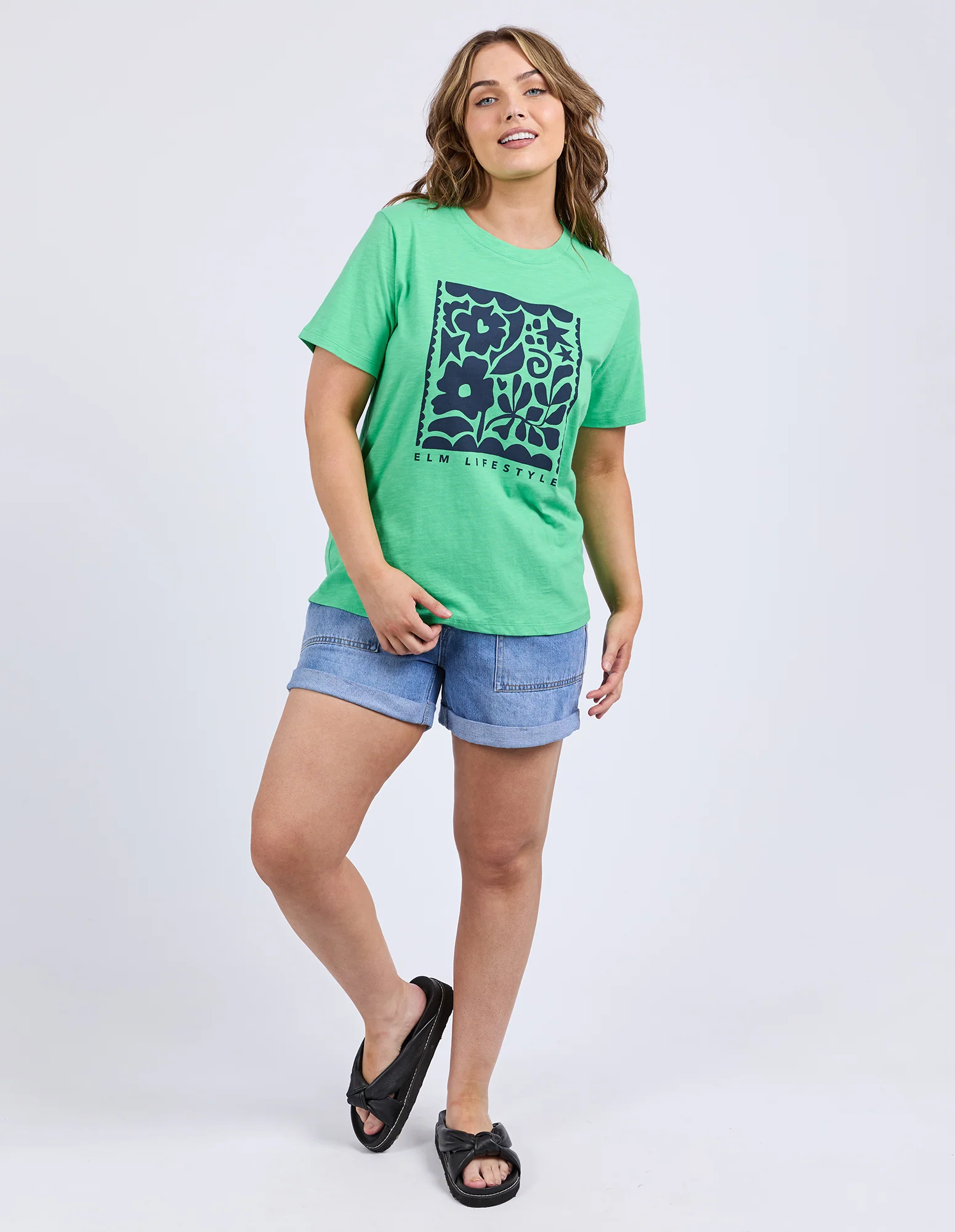 Elm Winona Tee Spring Green
