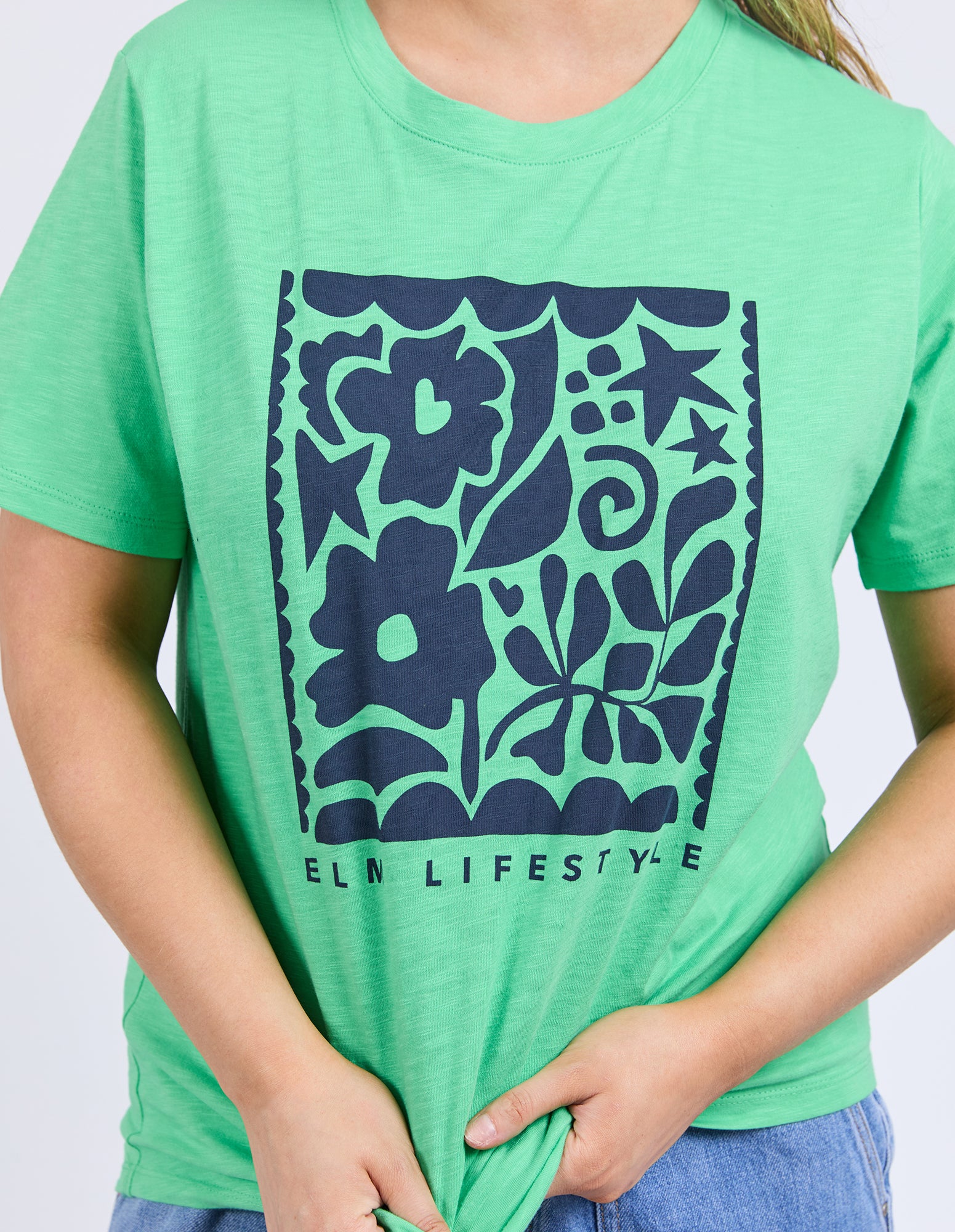 Elm Winona Tee Spring Green - Image 4