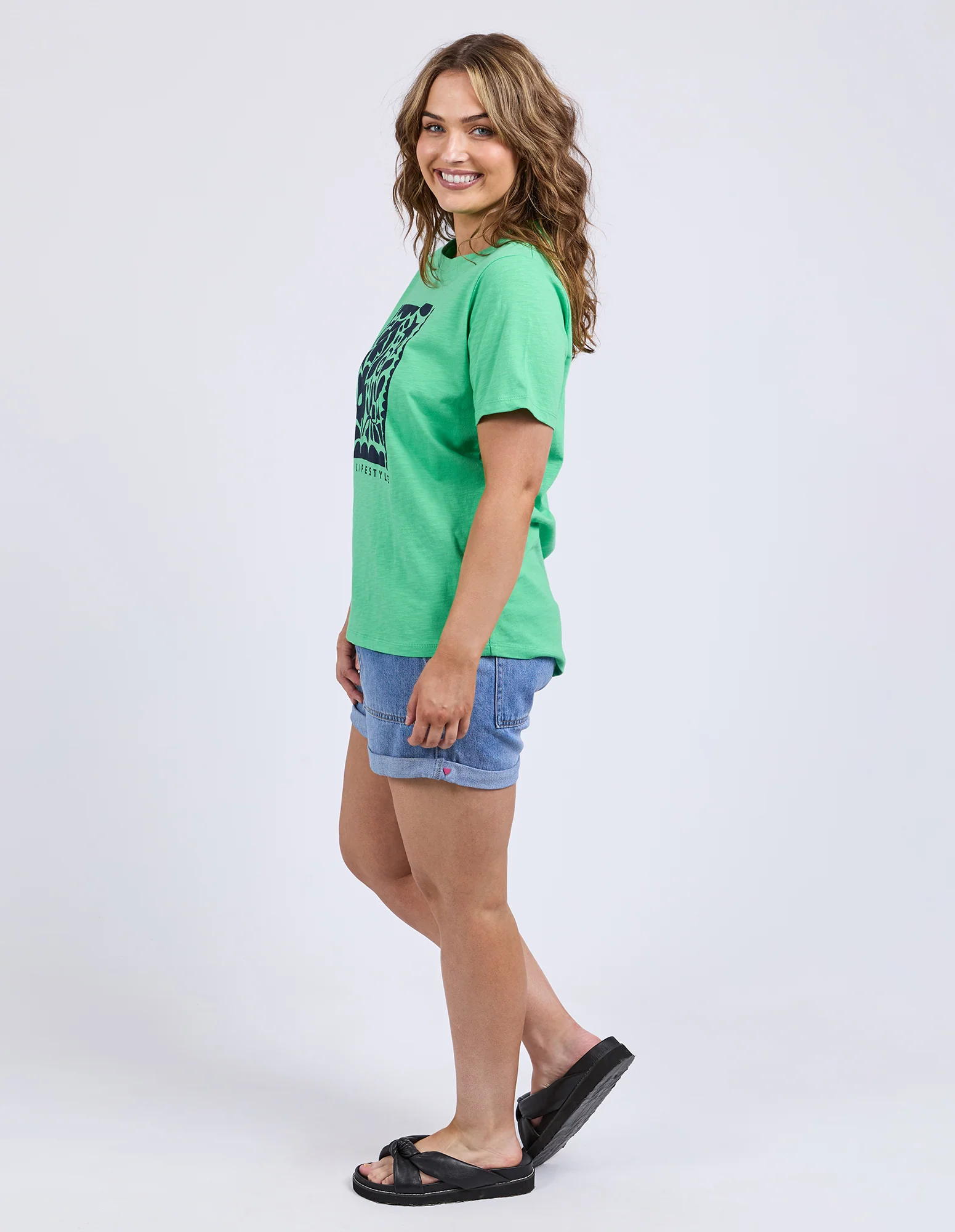 Elm Winona Tee Spring Green - Image 5