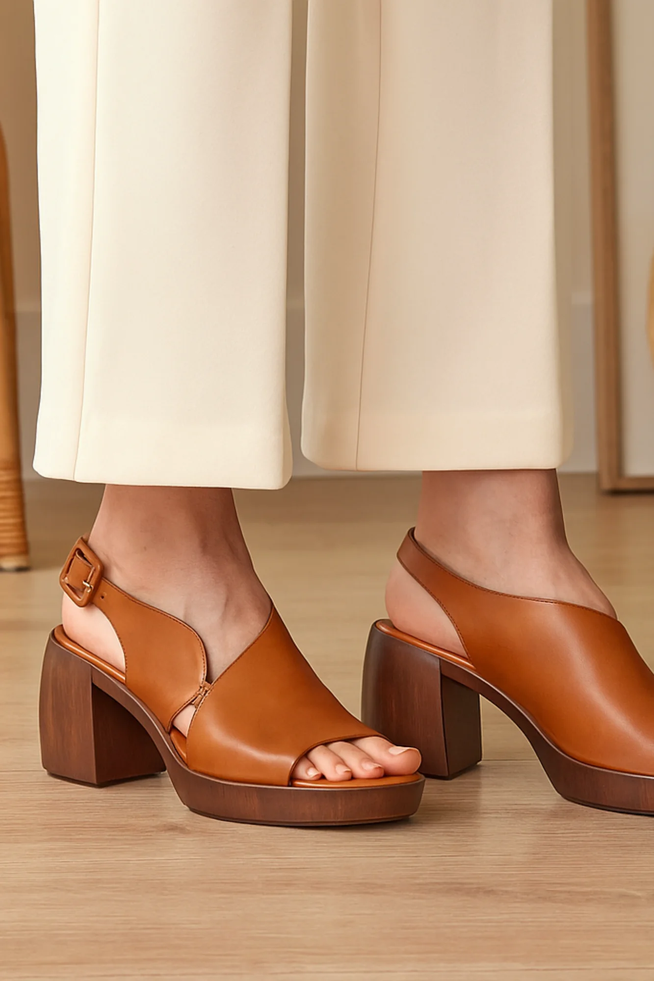 EOS Spicer Heel Brandy - Image 3