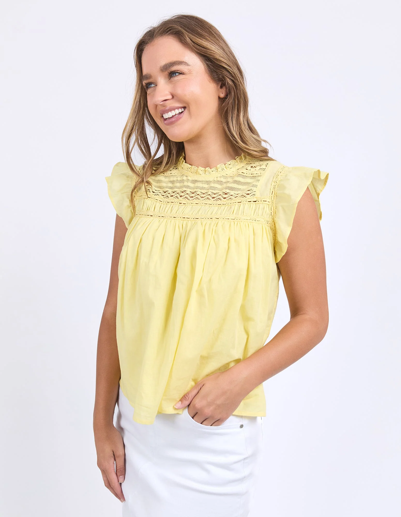 Foxwood Adelyn Top Lemon - Image 4