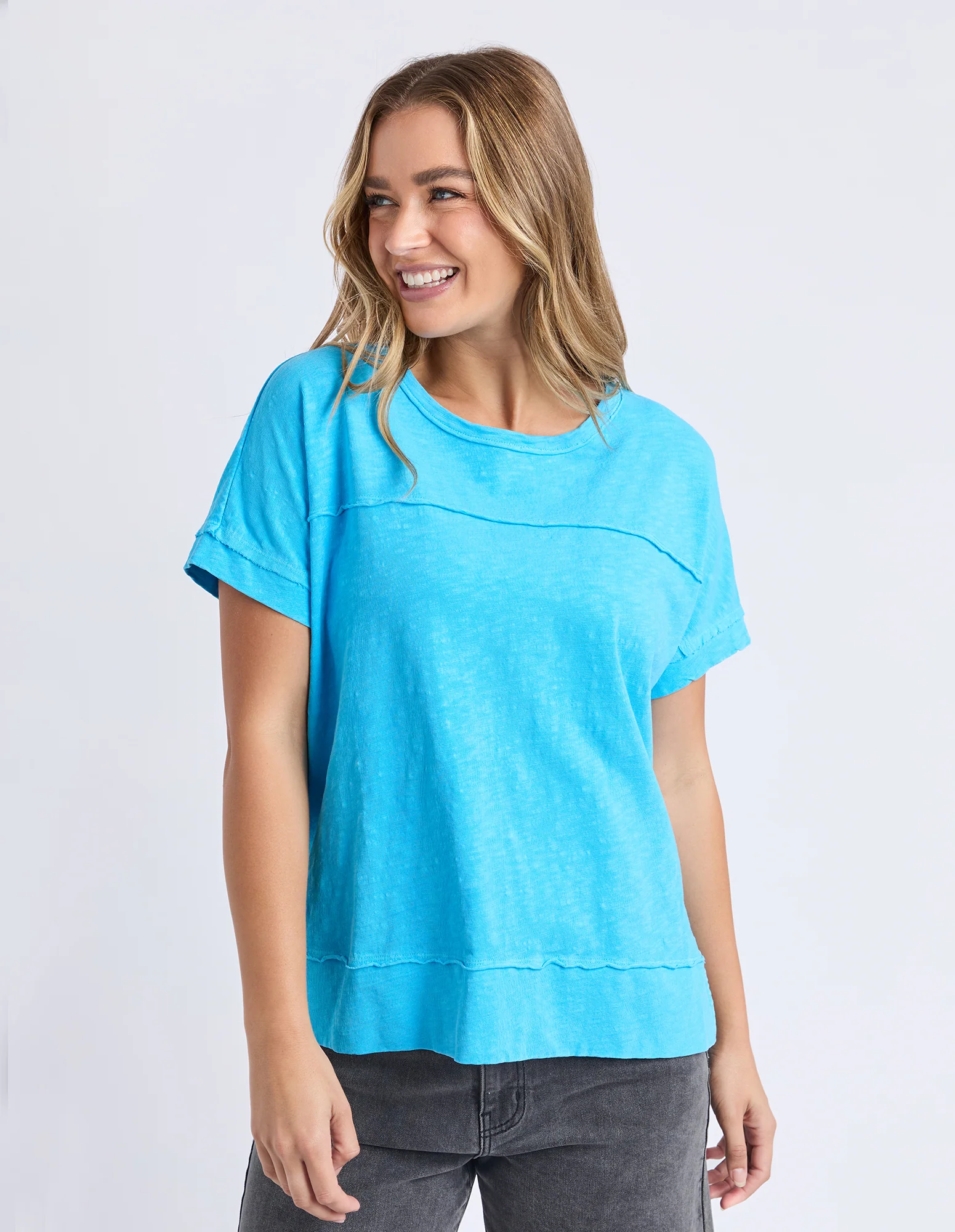 Foxwood Allison Tee Aqua - Image 2