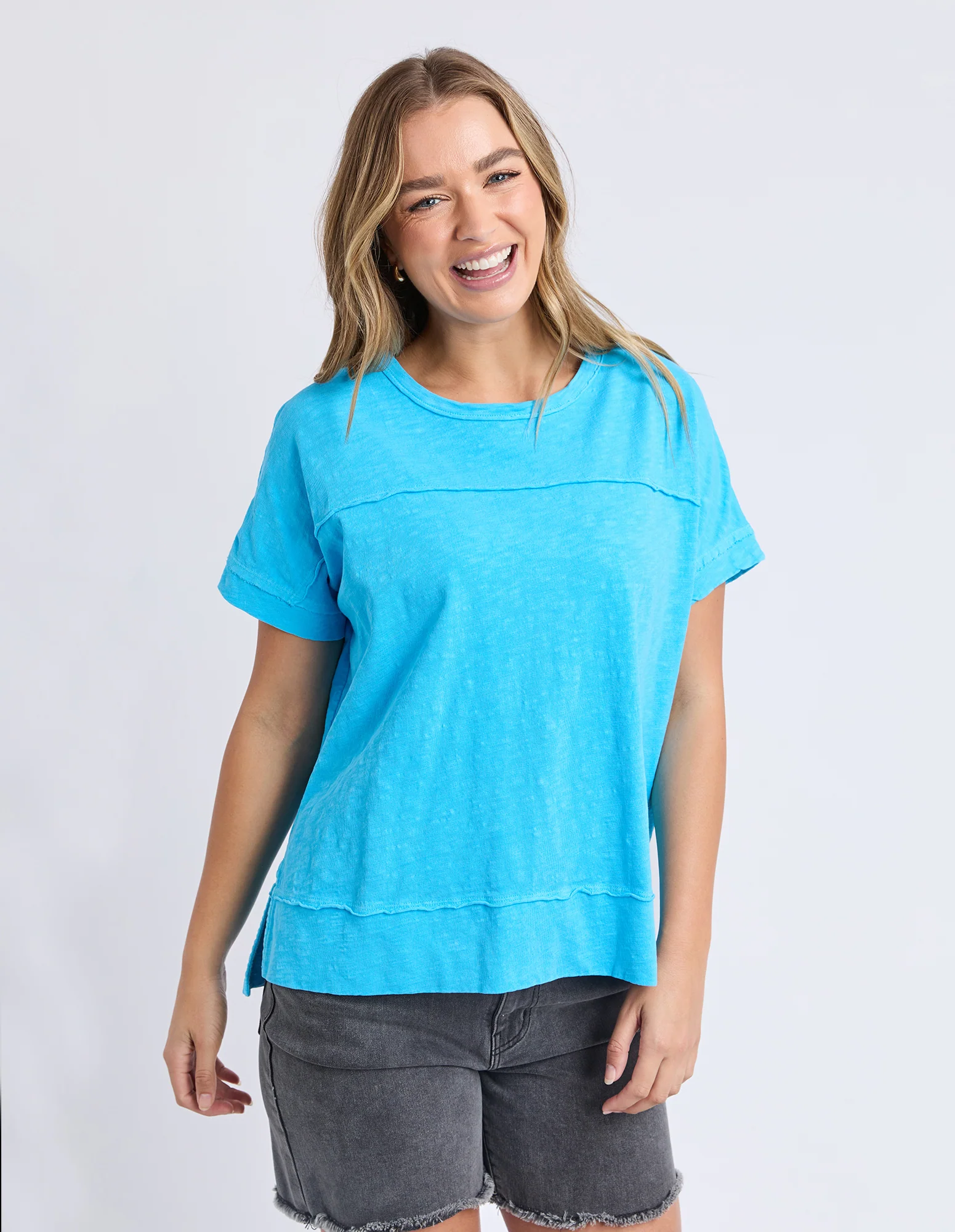 Foxwood Allison Tee Aqua - Image 4