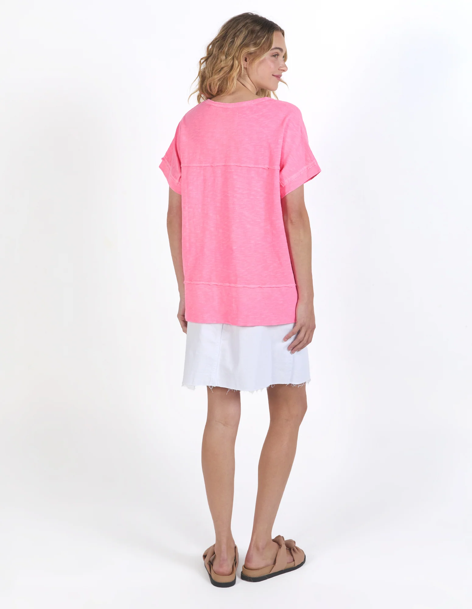 Foxwood Allison Tee Neon Rose - Image 6