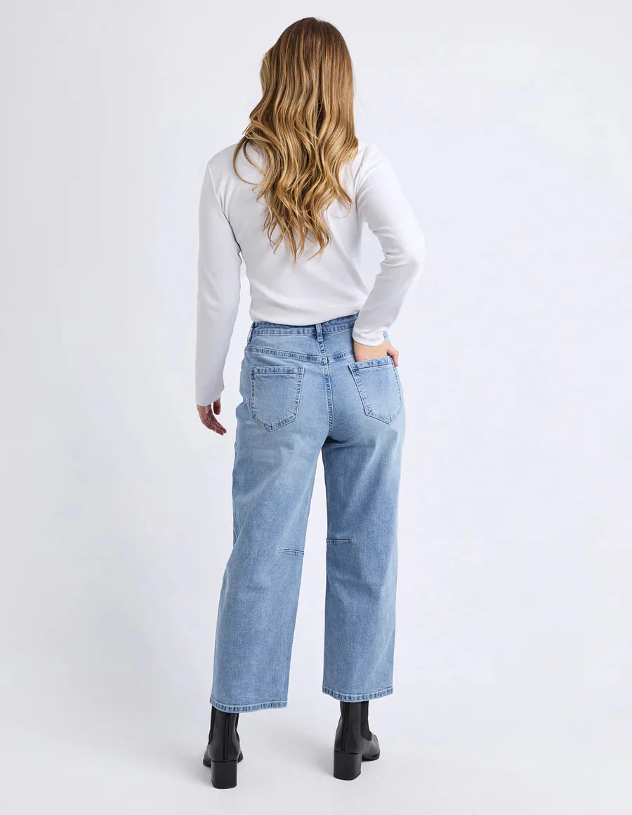 Foxwood Ambrose Barrel Jean Light Blue - Image 2