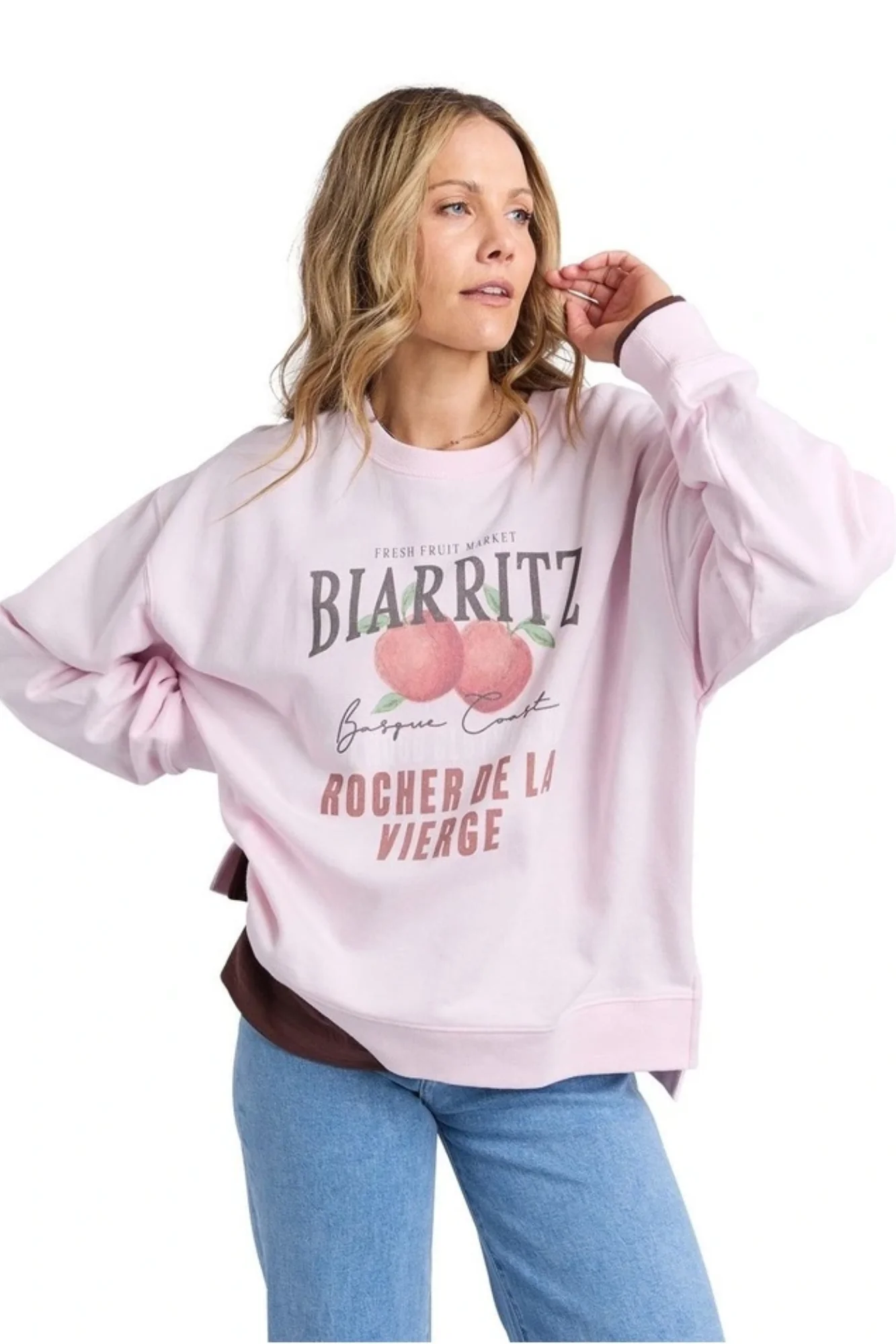Foxwood Biarritz Crew Pale Pink