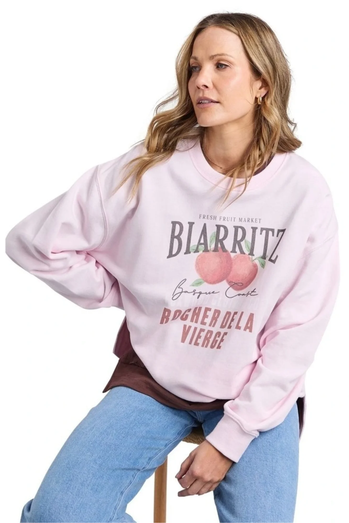 Foxwood Biarritz Crew Pale Pink - Image 2
