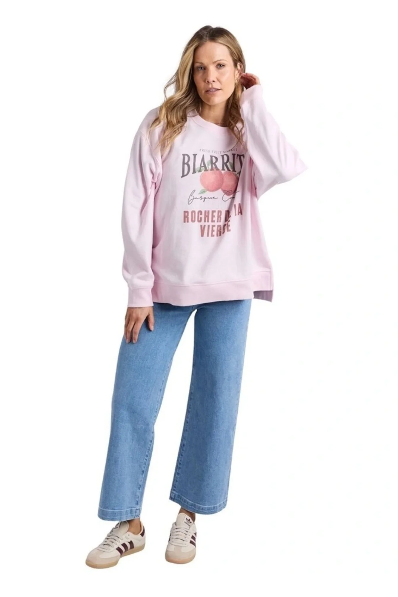 Foxwood Biarritz Crew Pale Pink - Image 4