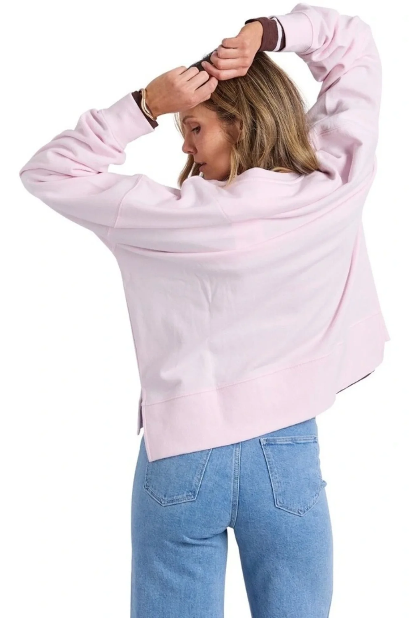 Foxwood Biarritz Crew Pale Pink - Image 6
