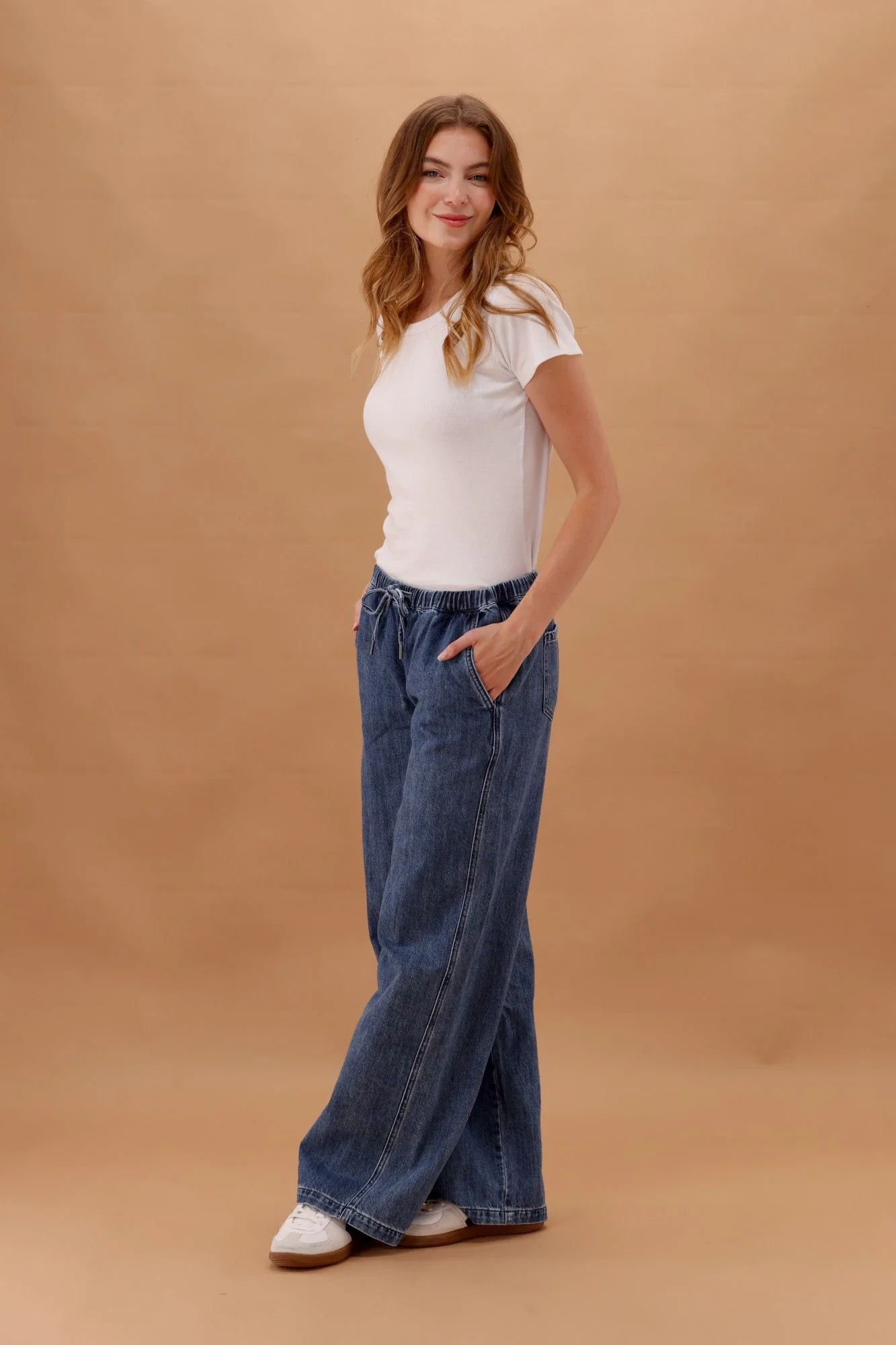 Foxwood Delvine Jean Mid Blue - Image 4