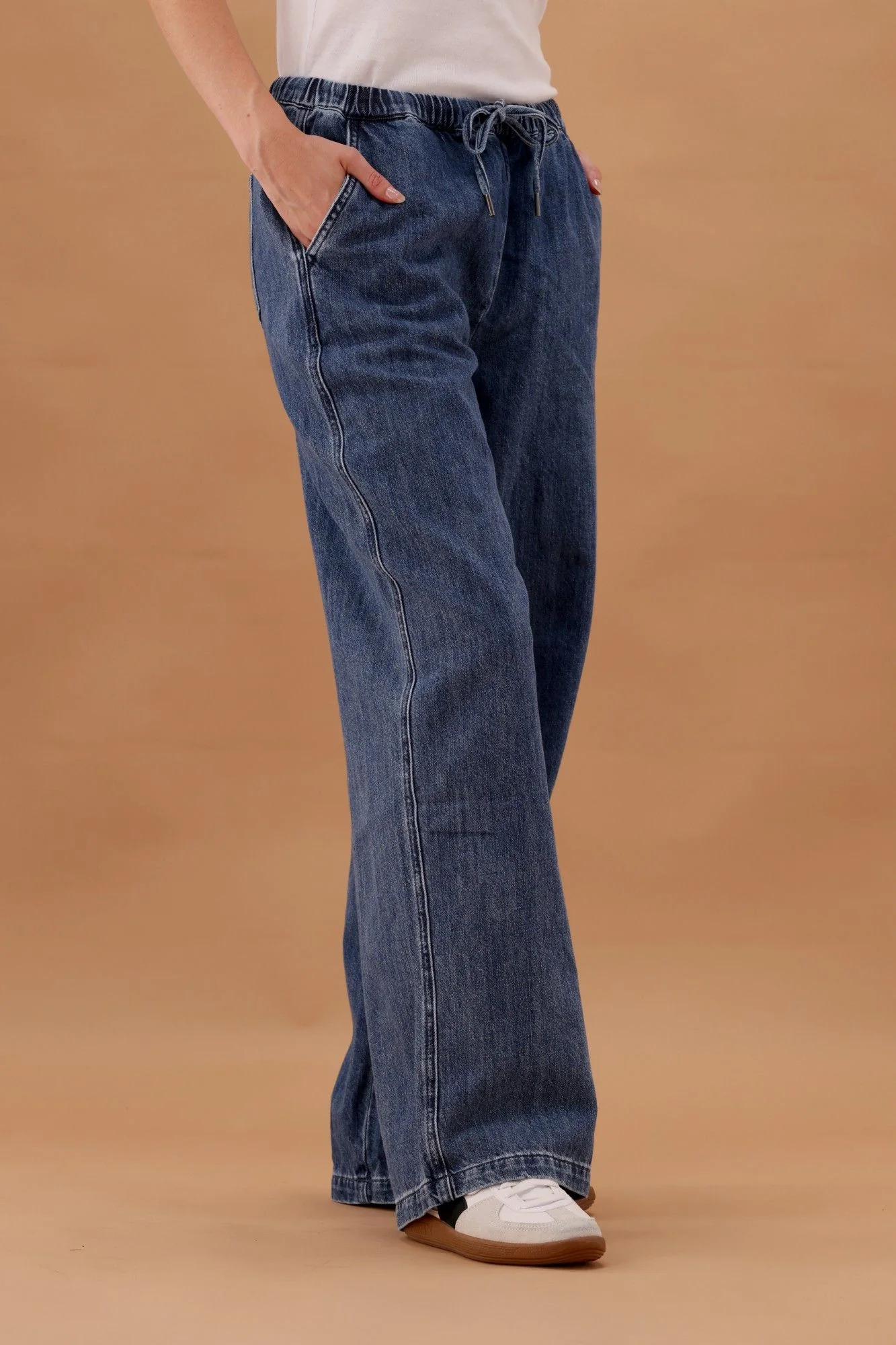 Foxwood Delvine Jean Mid Blue - Image 7