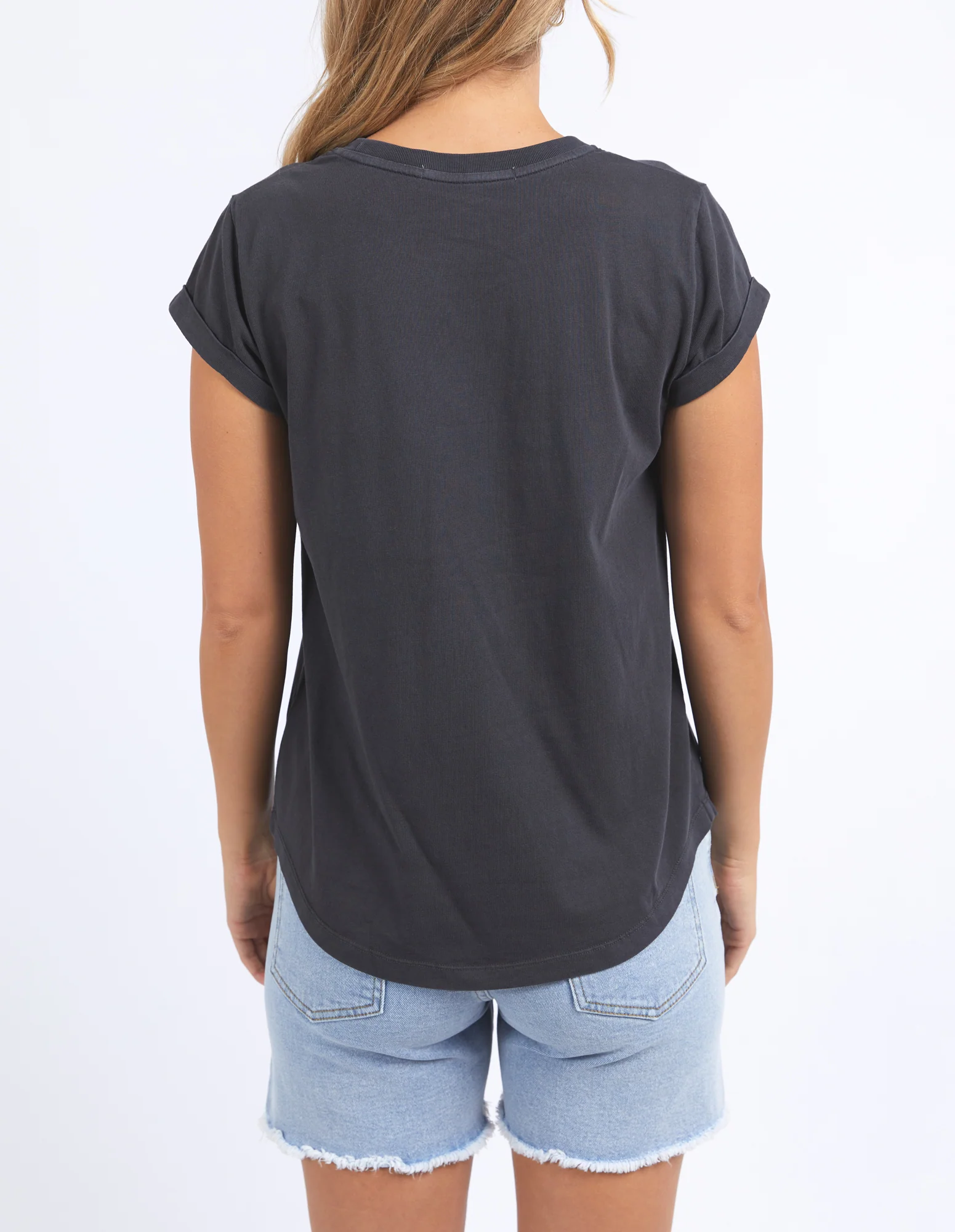 Foxwood Eva Rose Tee Washed Black - Image 6