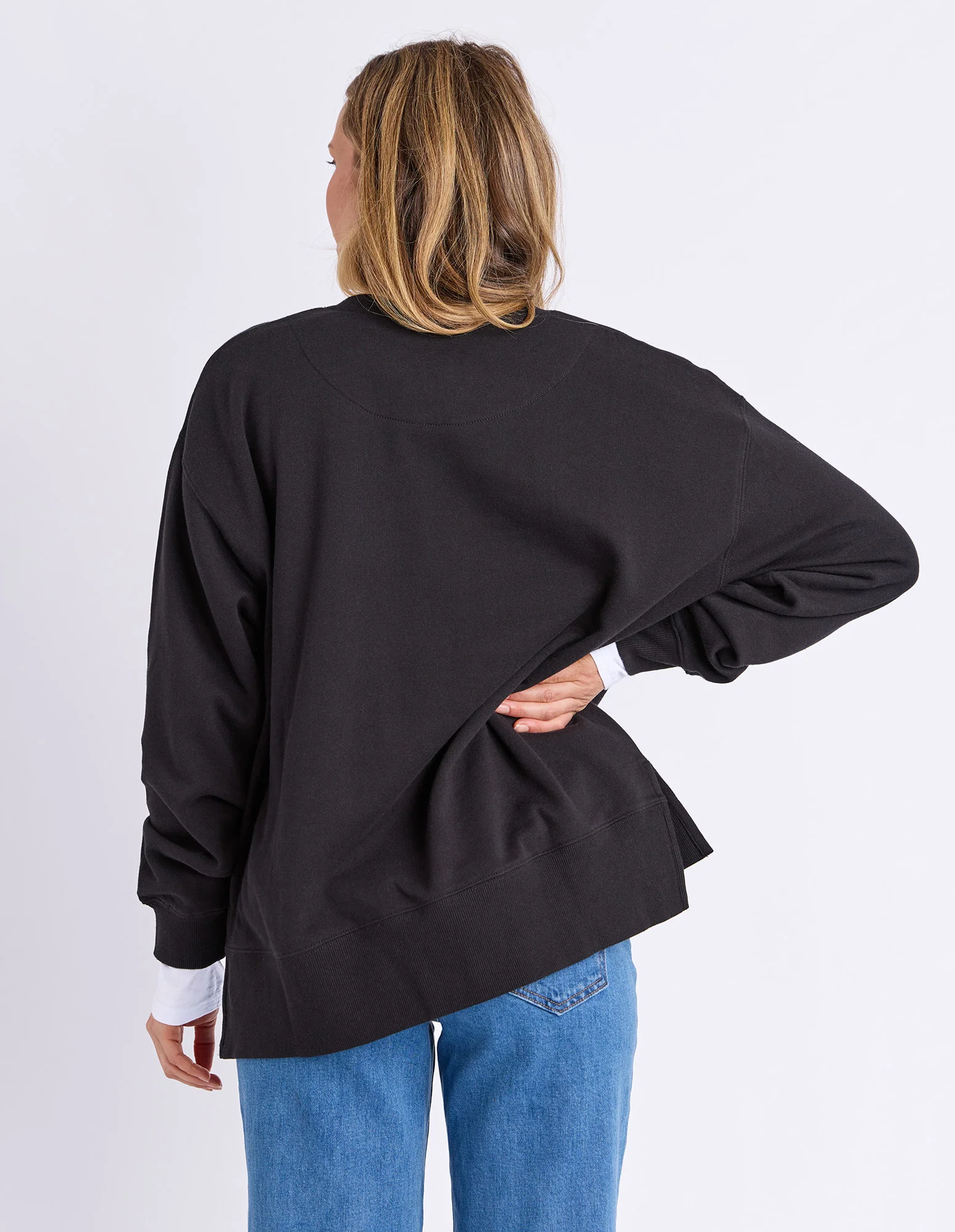 Foxwood Fleur Charm Jumper Black Gold Foil - Image 6