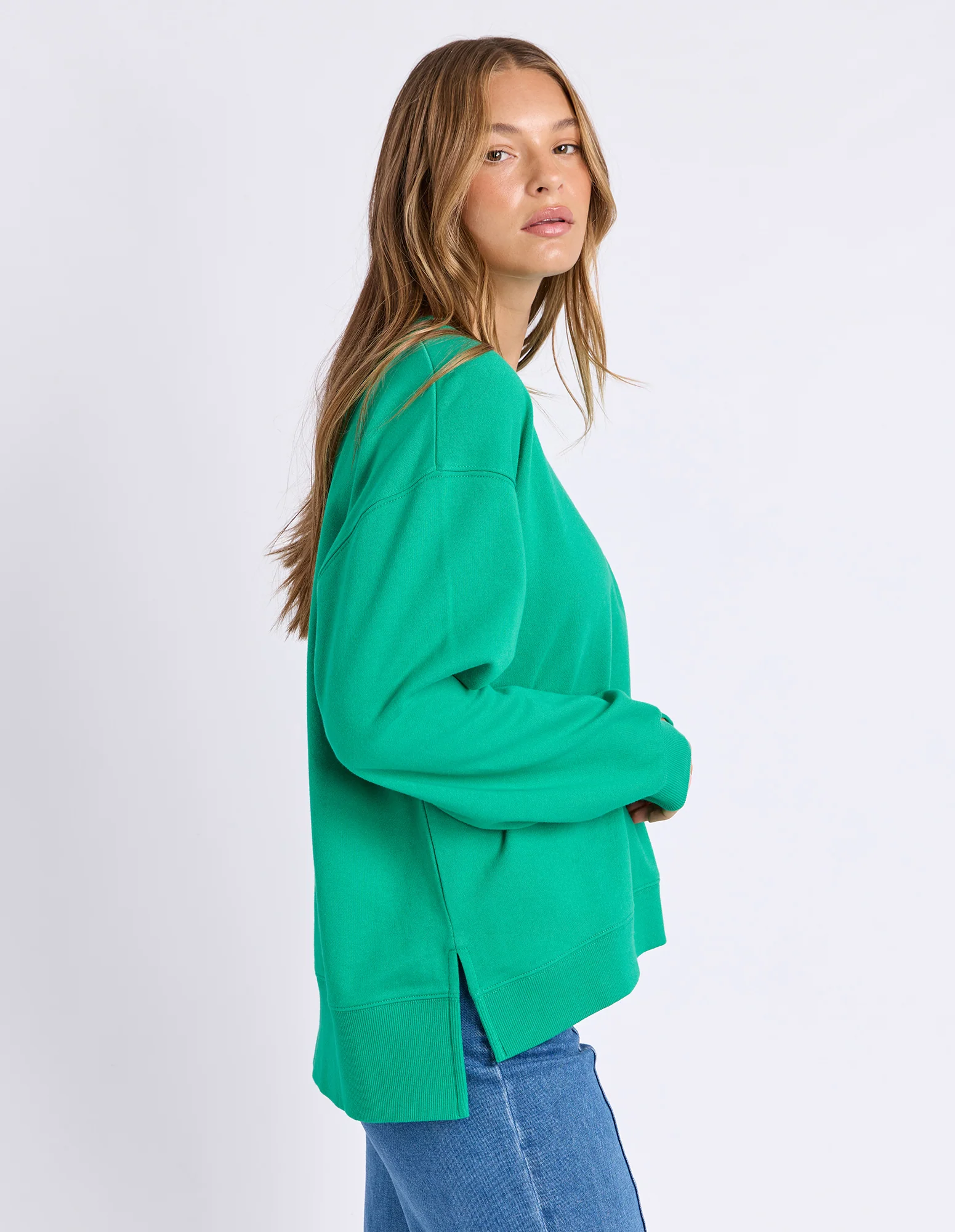 Foxwood Flora Couture Bright Jumper Green - Image 4