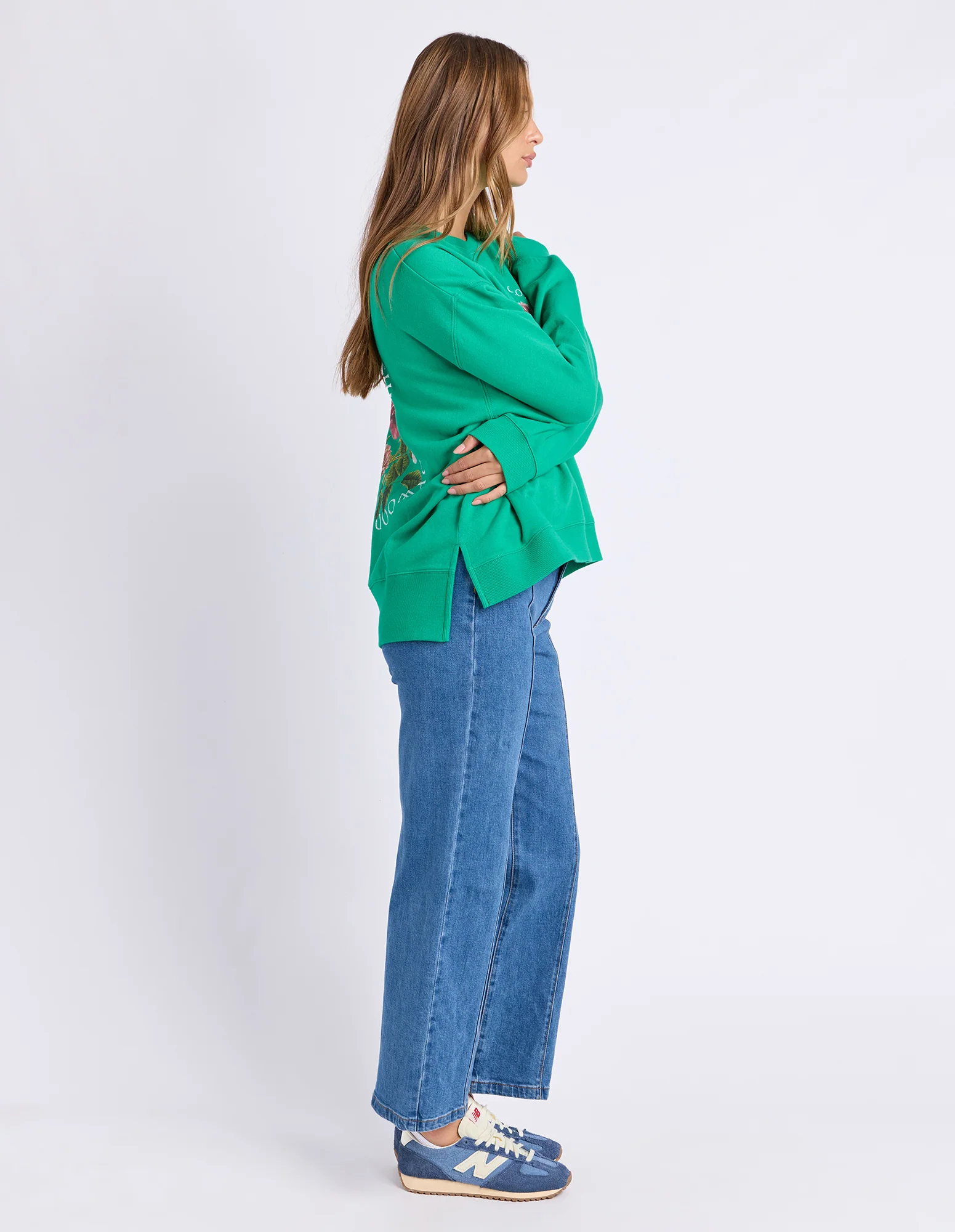 Foxwood Flora Couture Bright Jumper Green - Image 5