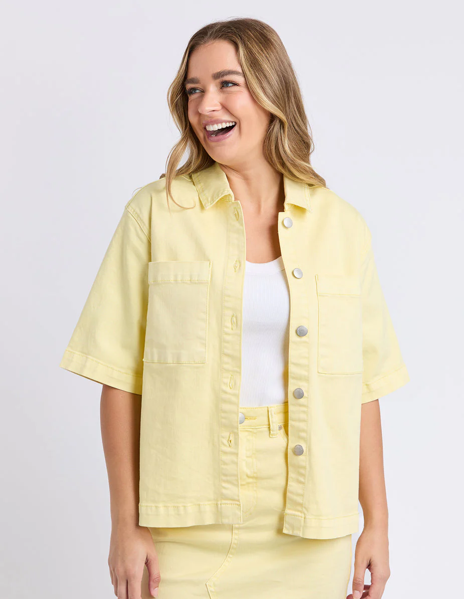 Foxwood Hayden SS Shirt Sunshine - Image 2