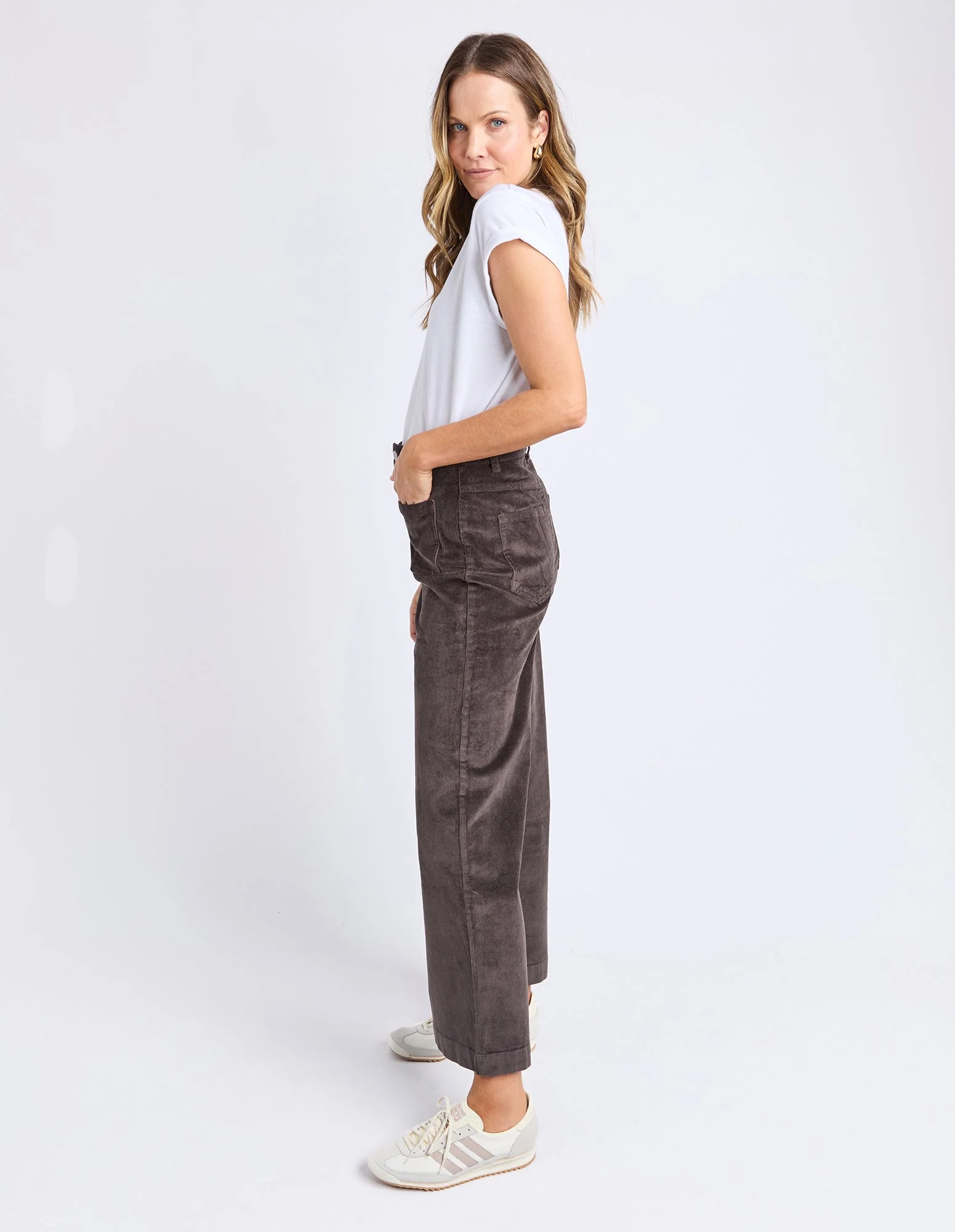 Foxwood Henrietta Cord Pant Coffee Bean - Image 4