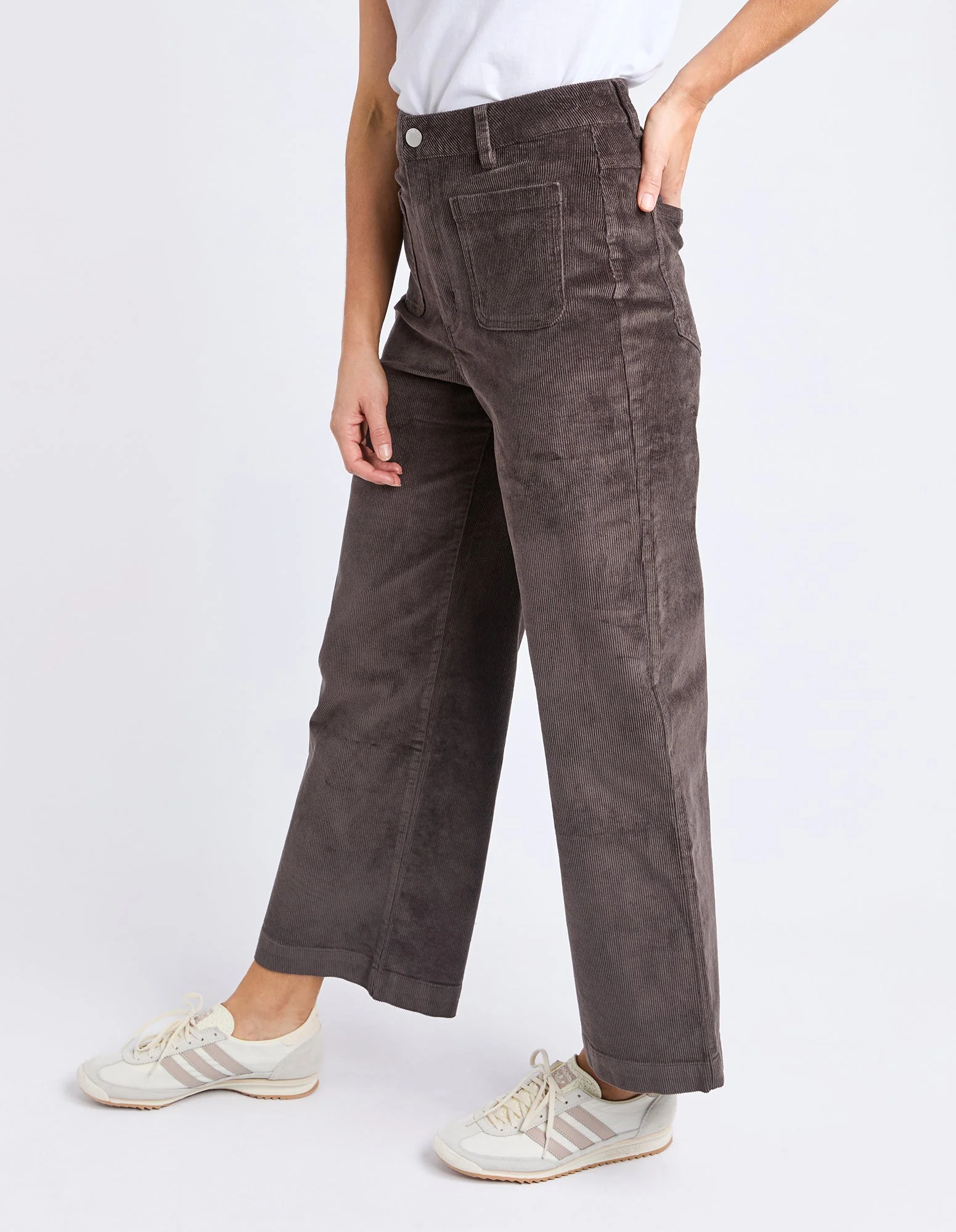 Foxwood Henrietta Cord Pant Coffee Bean - Image 5