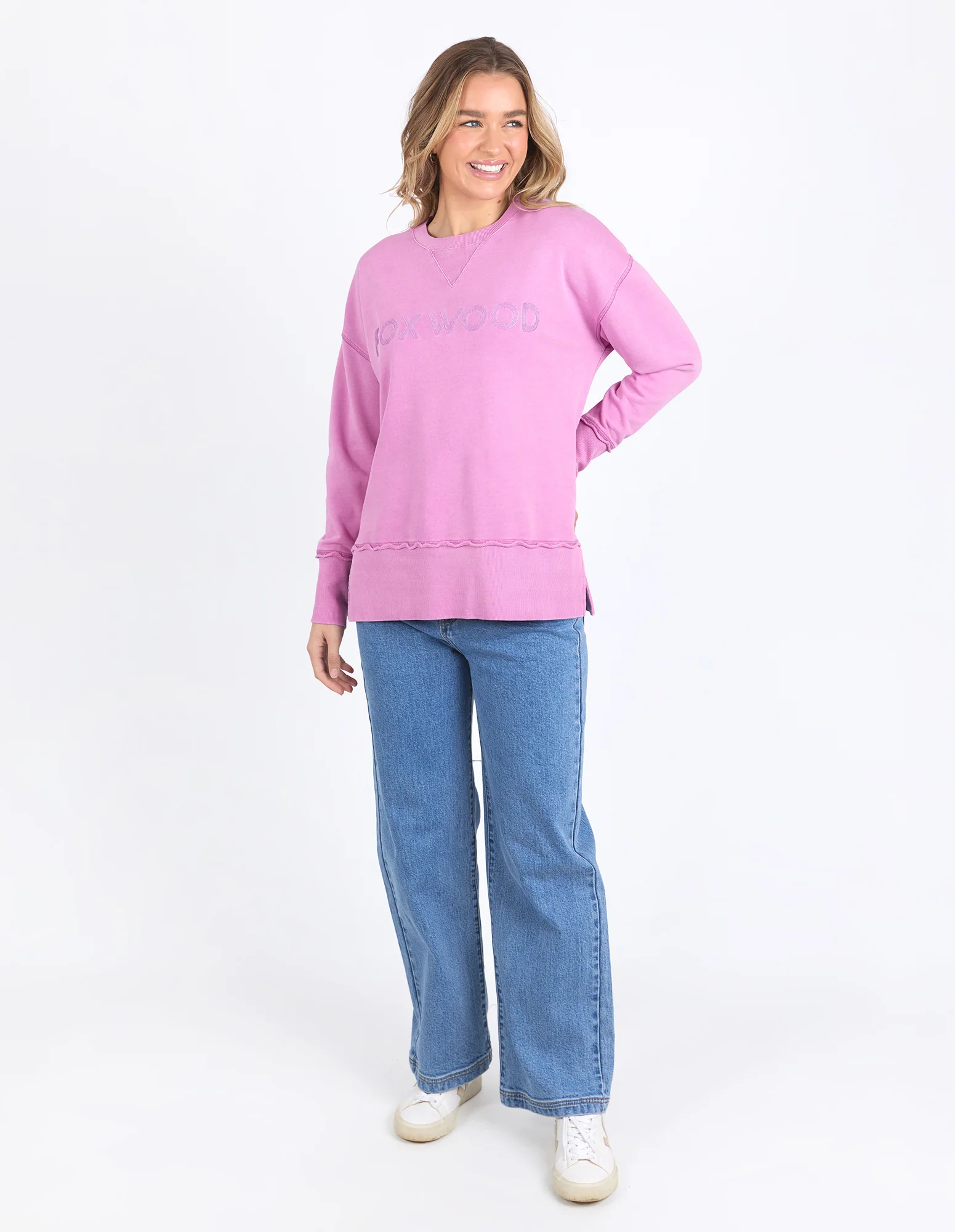 Foxwood Illusion Crew Fuchsia - Image 5