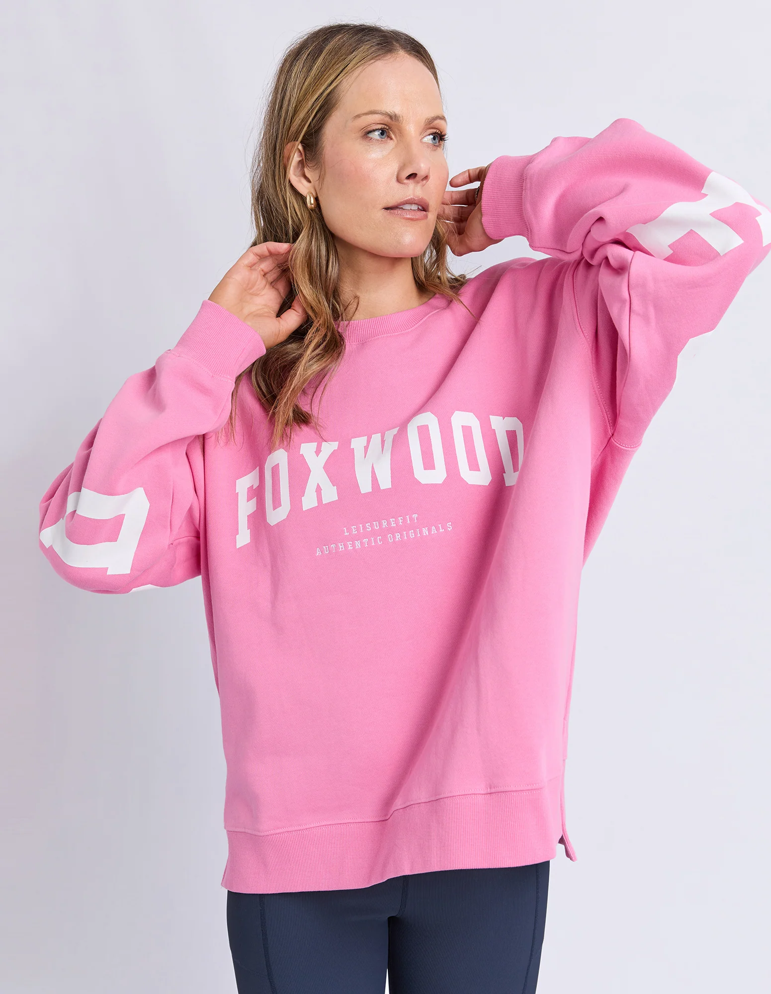 Foxwood Interval Crew Bubblegum Pink White - Image 3