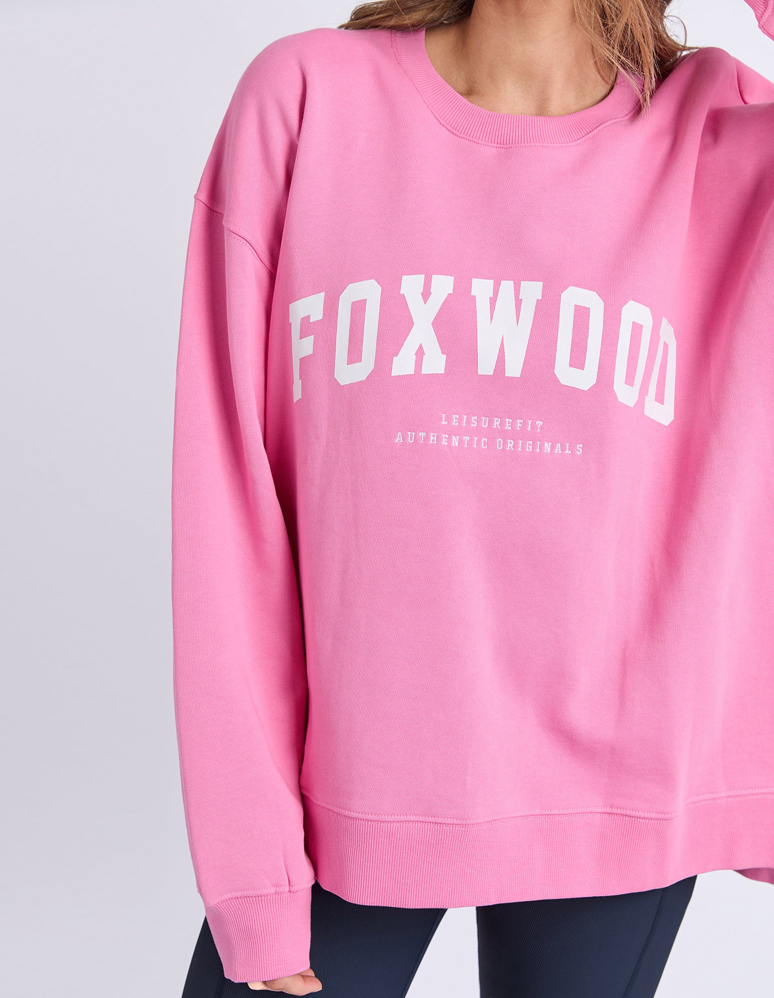 Foxwood Interval Crew Bubblegum Pink White - Image 4
