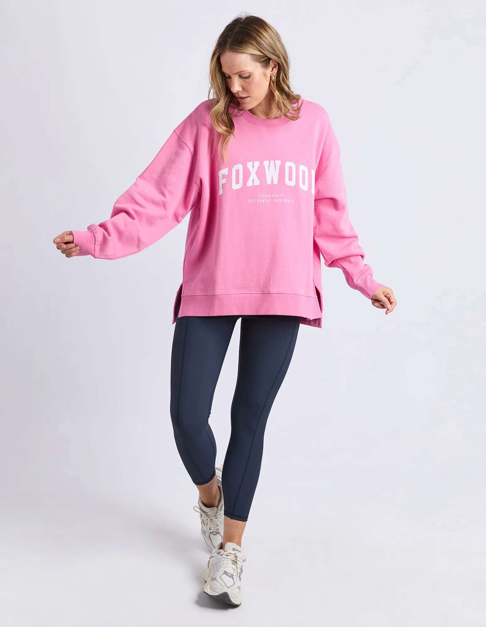 Foxwood Interval Crew Bubblegum Pink White - Image 5