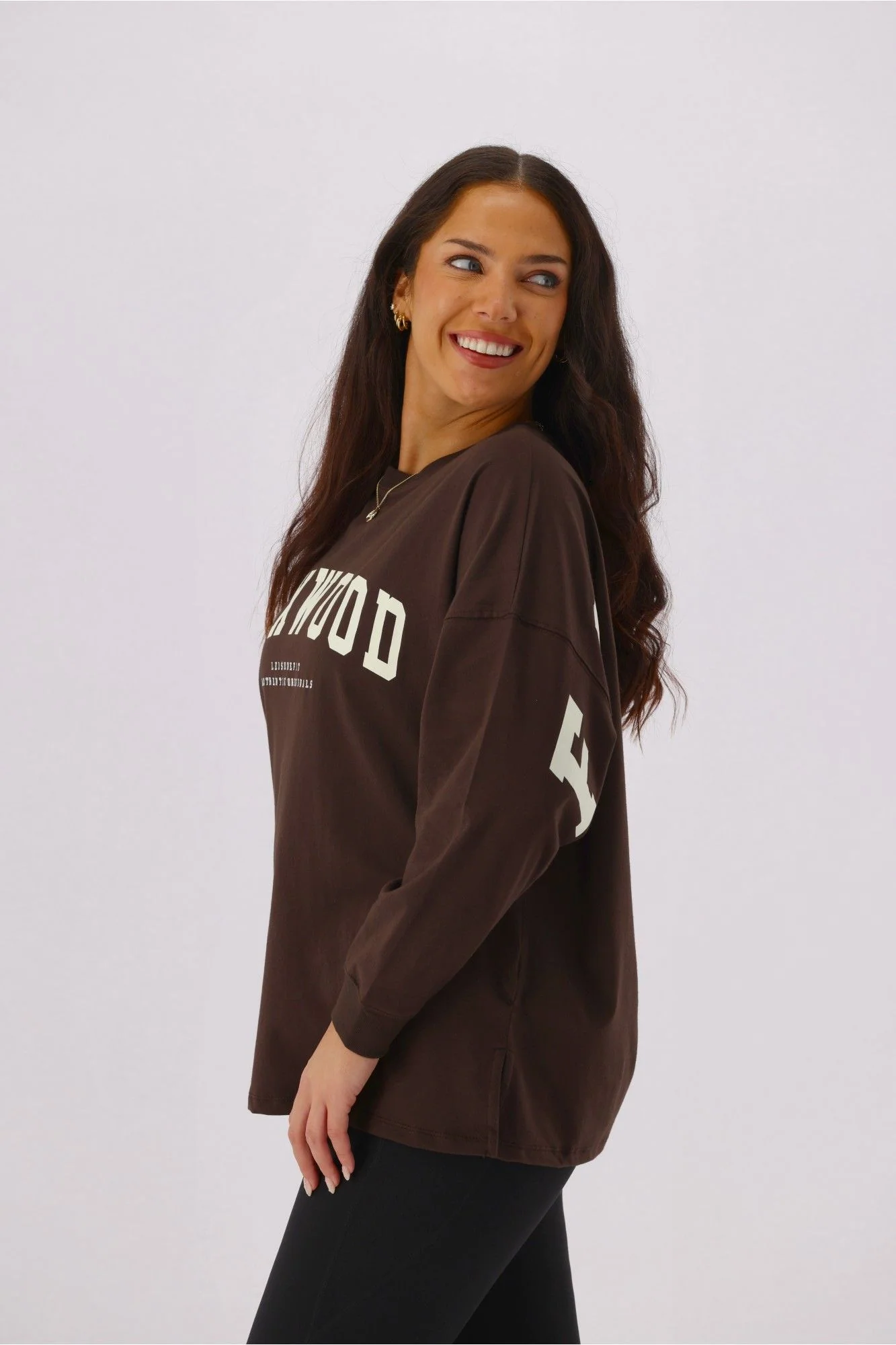 Foxwood Interval Long Sleeve Coffee Bean With Vintage White - Image 4