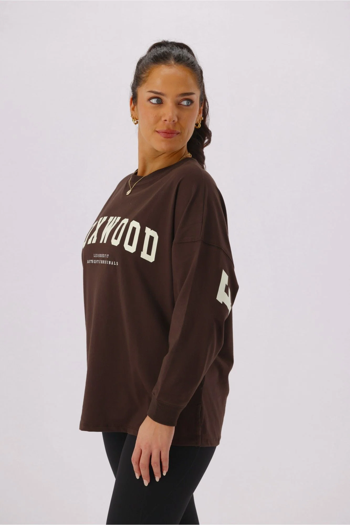 Foxwood Interval Long Sleeve Coffee Bean With Vintage White - Image 5