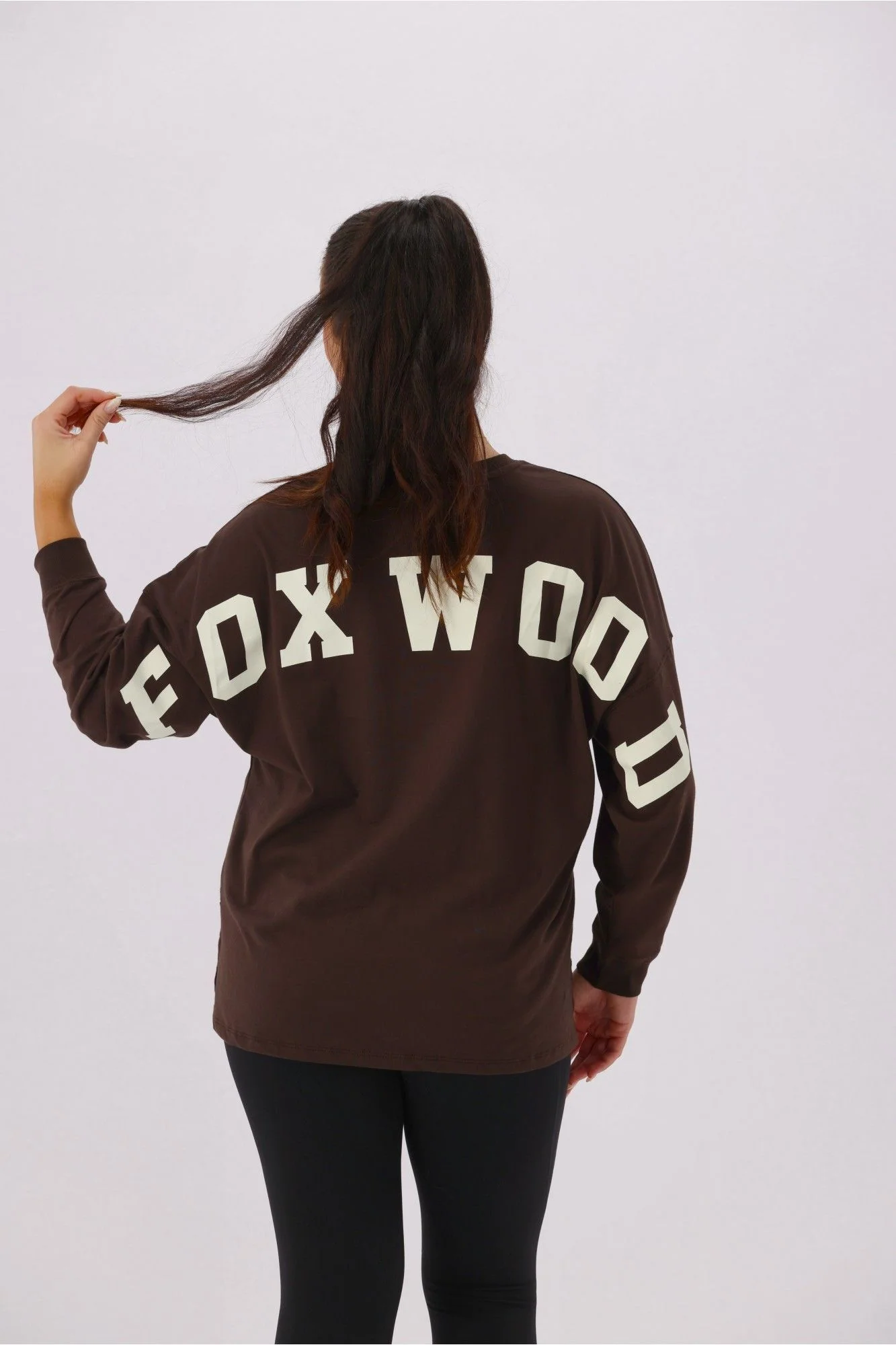 Foxwood Interval Long Sleeve Coffee Bean With Vintage White - Image 6